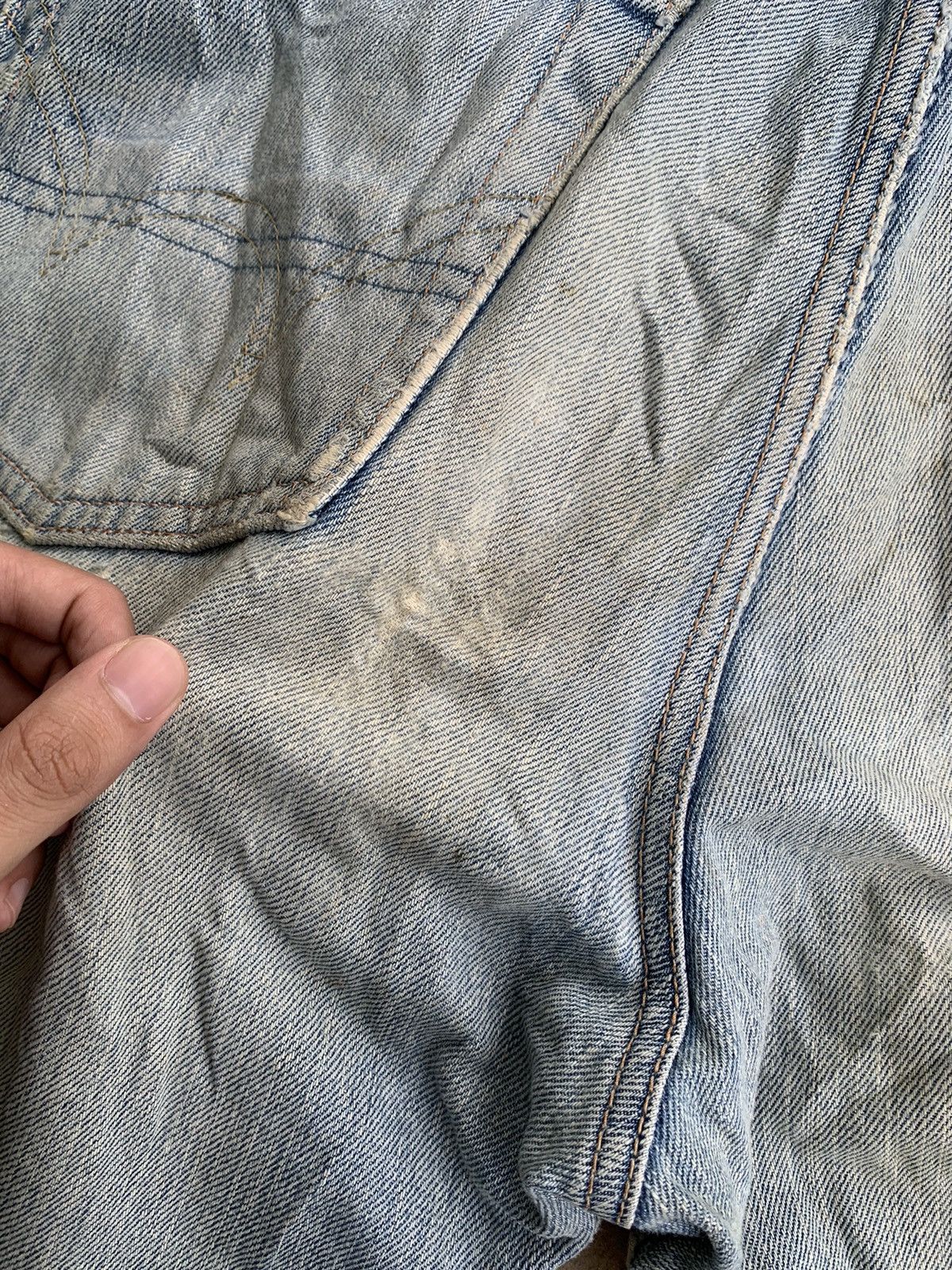 Edwin × Vintage Vintage Edwin 505 Selvedge Japanese Distressed Denim Size US 32 / EU 48 - 17 Thumbnail