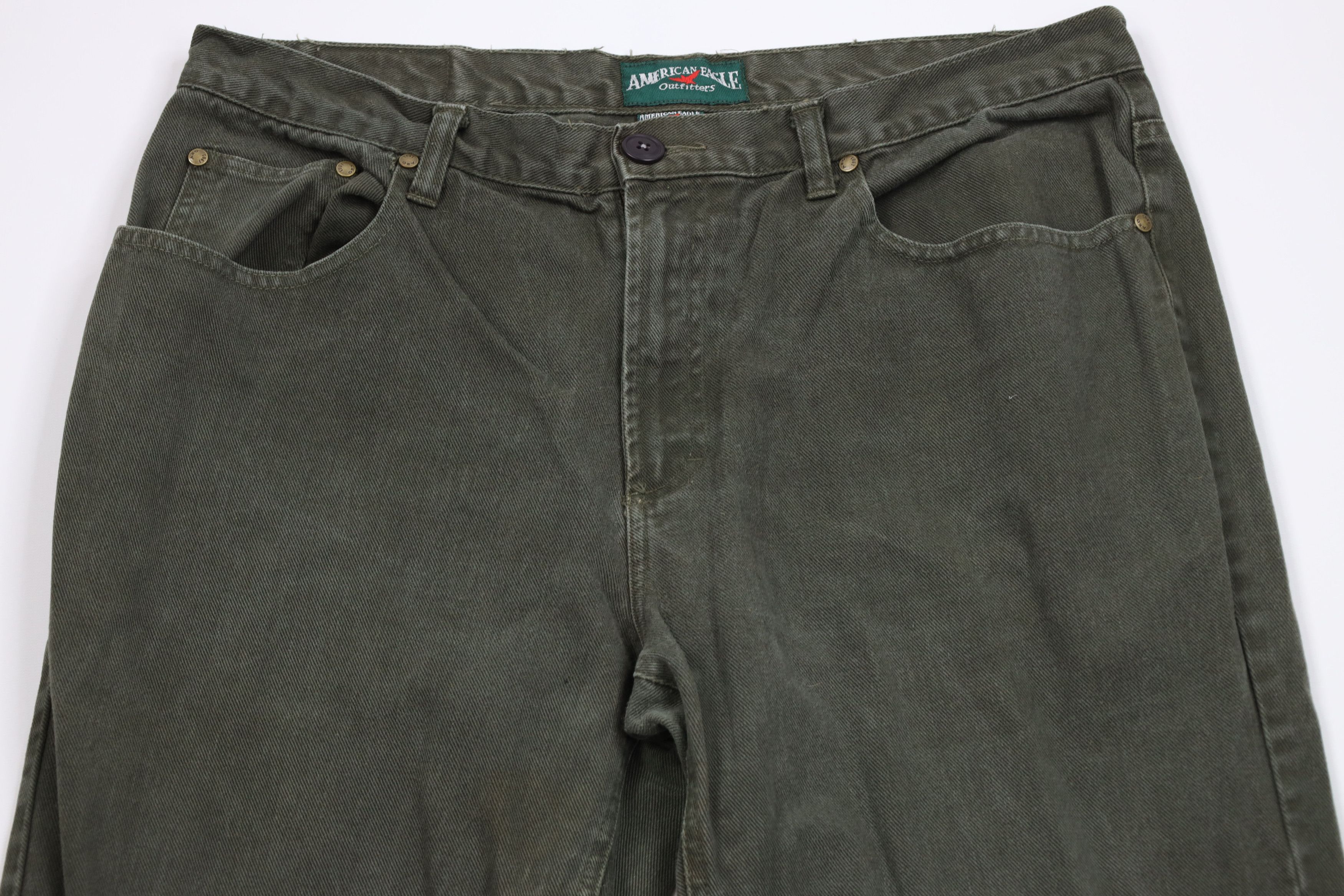 American Eagle Outfitters Vintage 90s American Eagle Outfitters Straight Leg Jeans Size US 36 / EU 52 - 2 Thumbnail