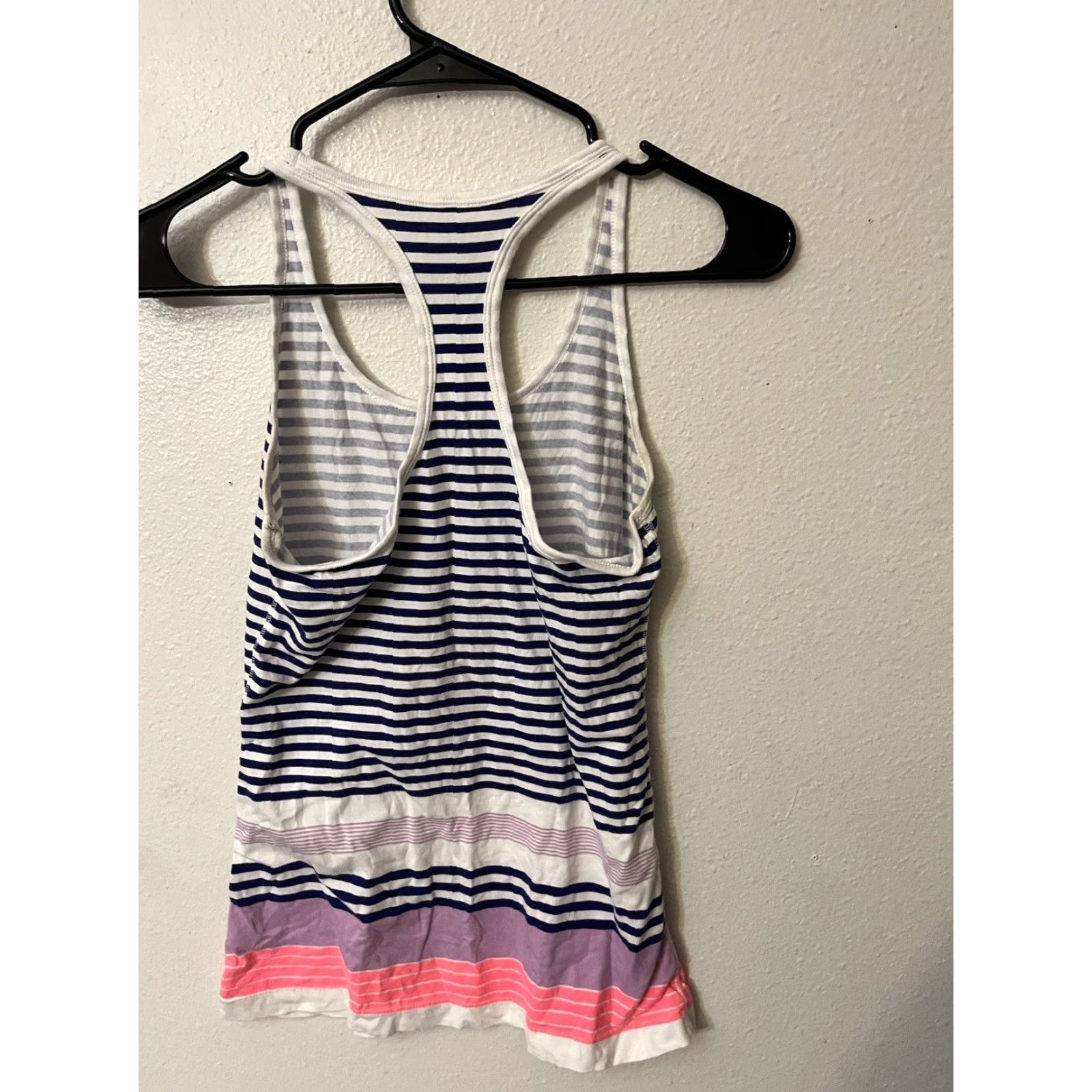 Gap GAP Fit Multicolor Striped Activewear Tank Women XS Racerback Size ONE SIZE - 2 Thumbnail