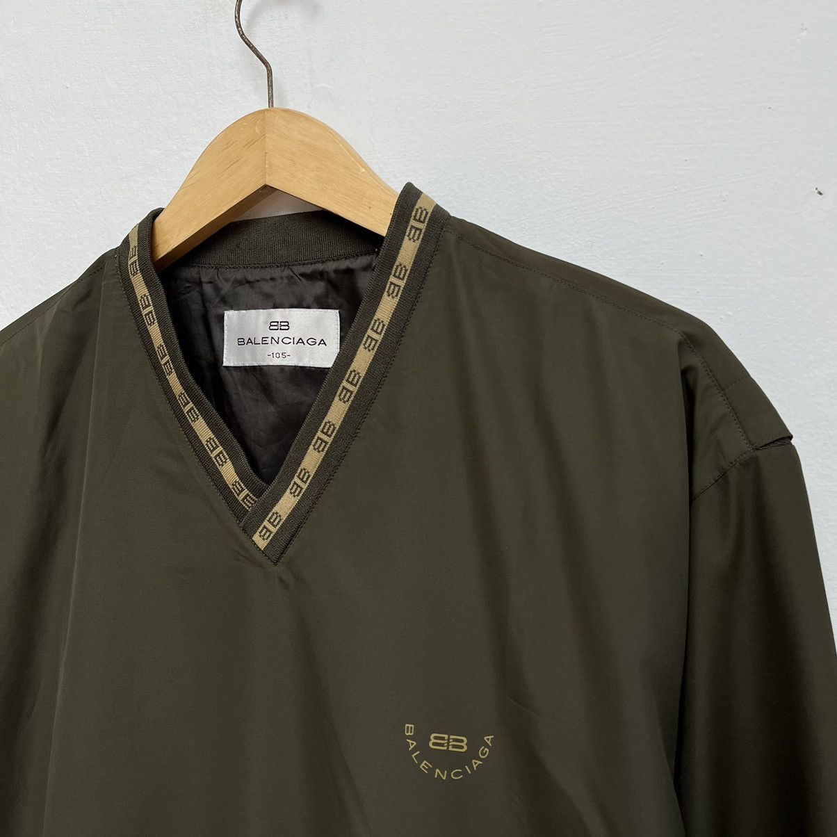 Balenciaga Vintage Balenciaga Golf Light Jacket Big Logo Full Taped Size US XL / EU 56 / 4 - 3 Thumbnail