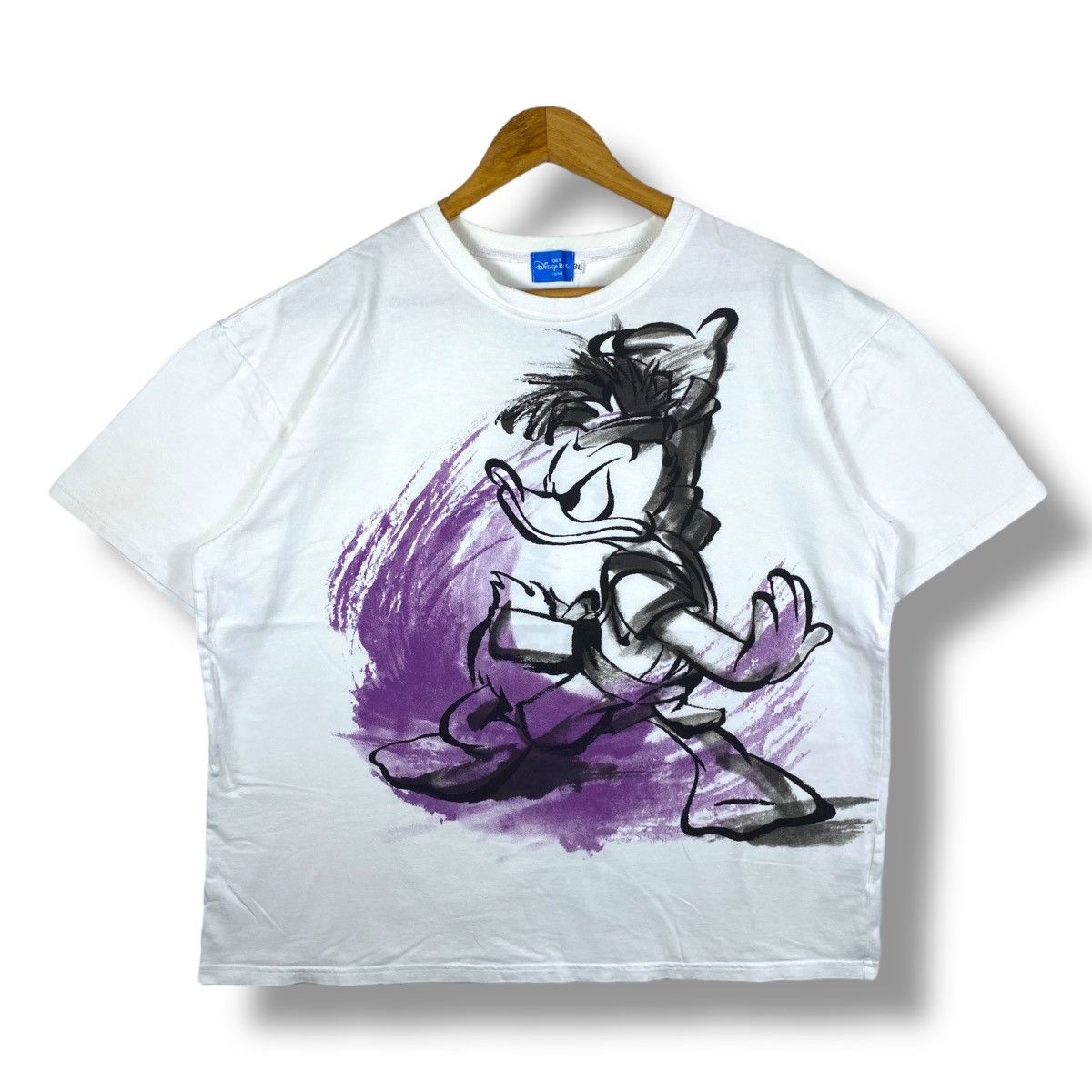 Disney Vintage 00's Tokyo Disney DONALD DUCK Graphic Tee Shirt Size US XL / EU 56 / 4 - 1 Thumbnail