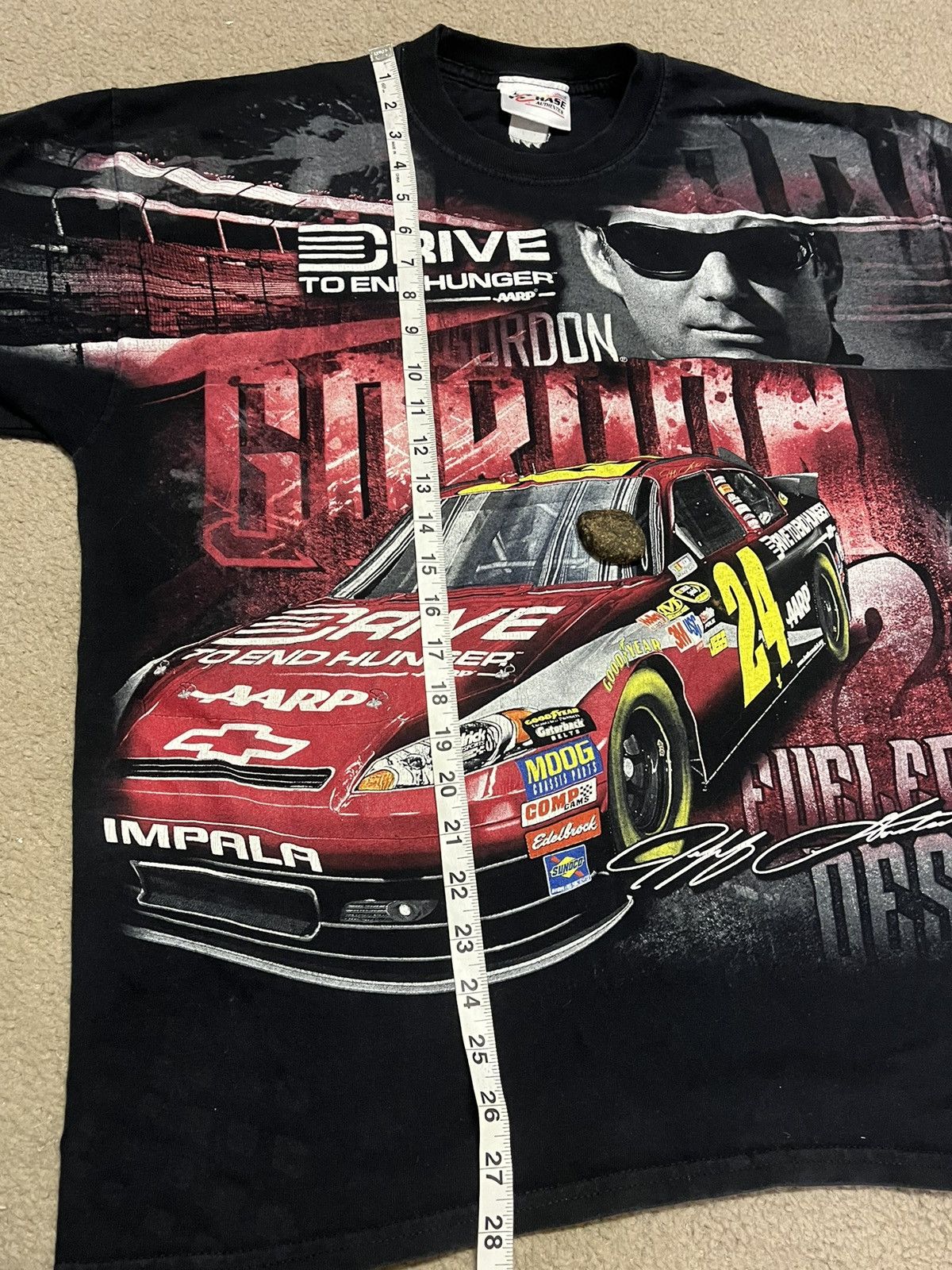 NASCAR Vintage Jeff Gordon NASCAR T-Shirt L Drive To End Hunger Size US L / EU 52-54 / 3 - 5 Thumbnail