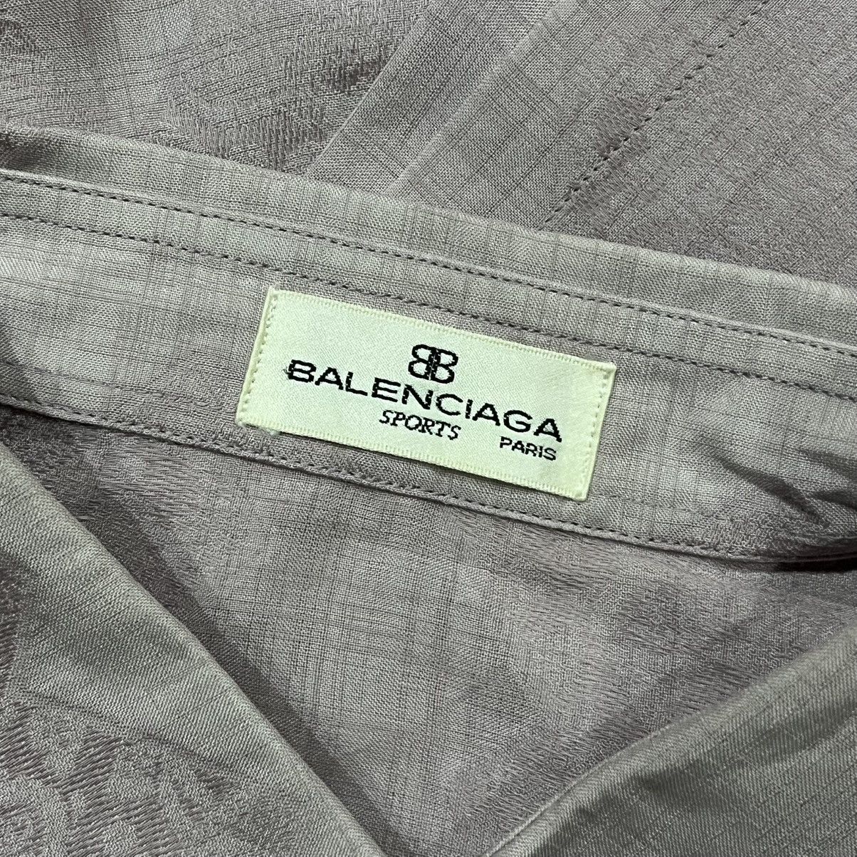 Balenciaga × Vintage Vintage Balenciaga 3D Art Short Sleeve Shirt Size US M / EU 48-50 / 2 - 6 Thumbnail