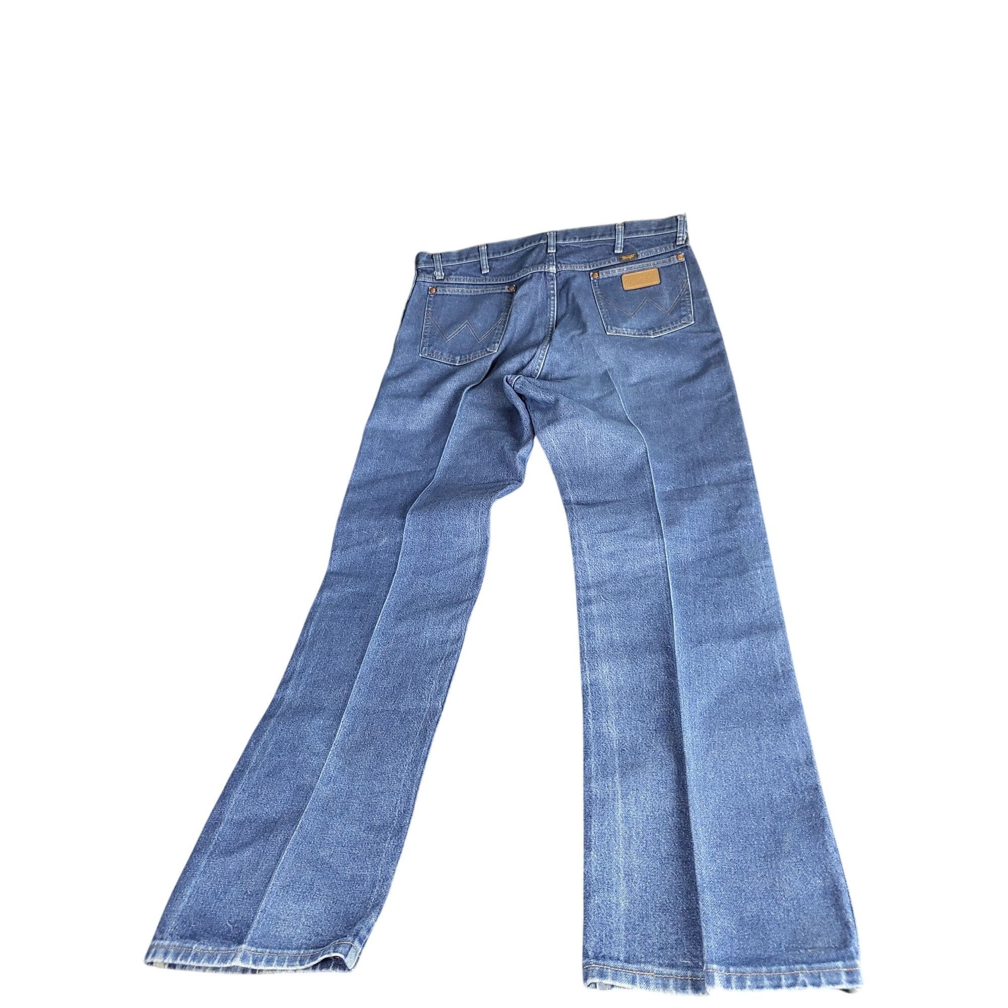 Wrangler Wrangler Jeans Men Sz 40X36 13MMZ Blue Denim Straight Leg Co Size US 40 / EU 56 - 8 Thumbnail