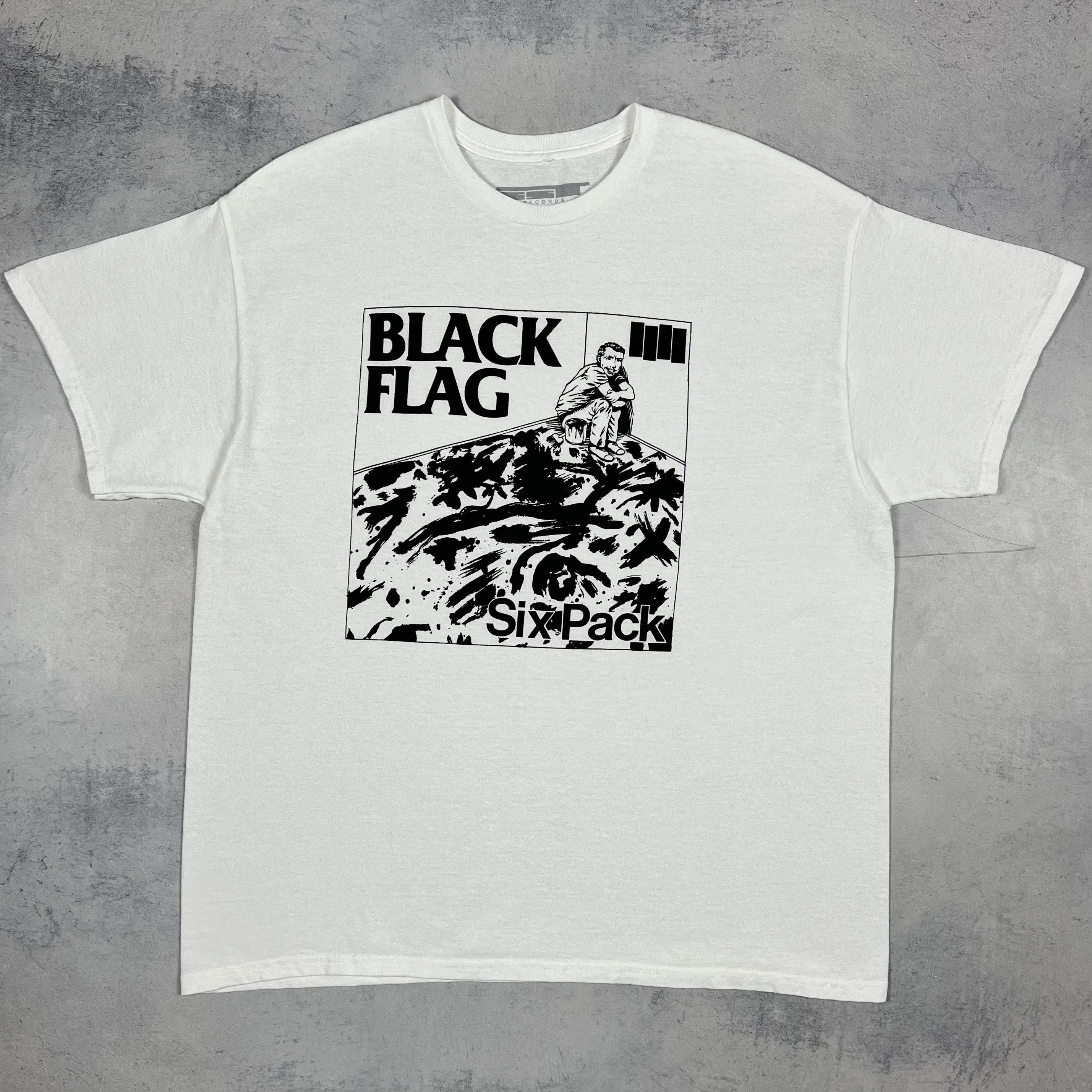 Band Tees Black Flag Six Pack Punk Rock Band T Shirt Size US XL / EU 56 / 4 - 2 Thumbnail