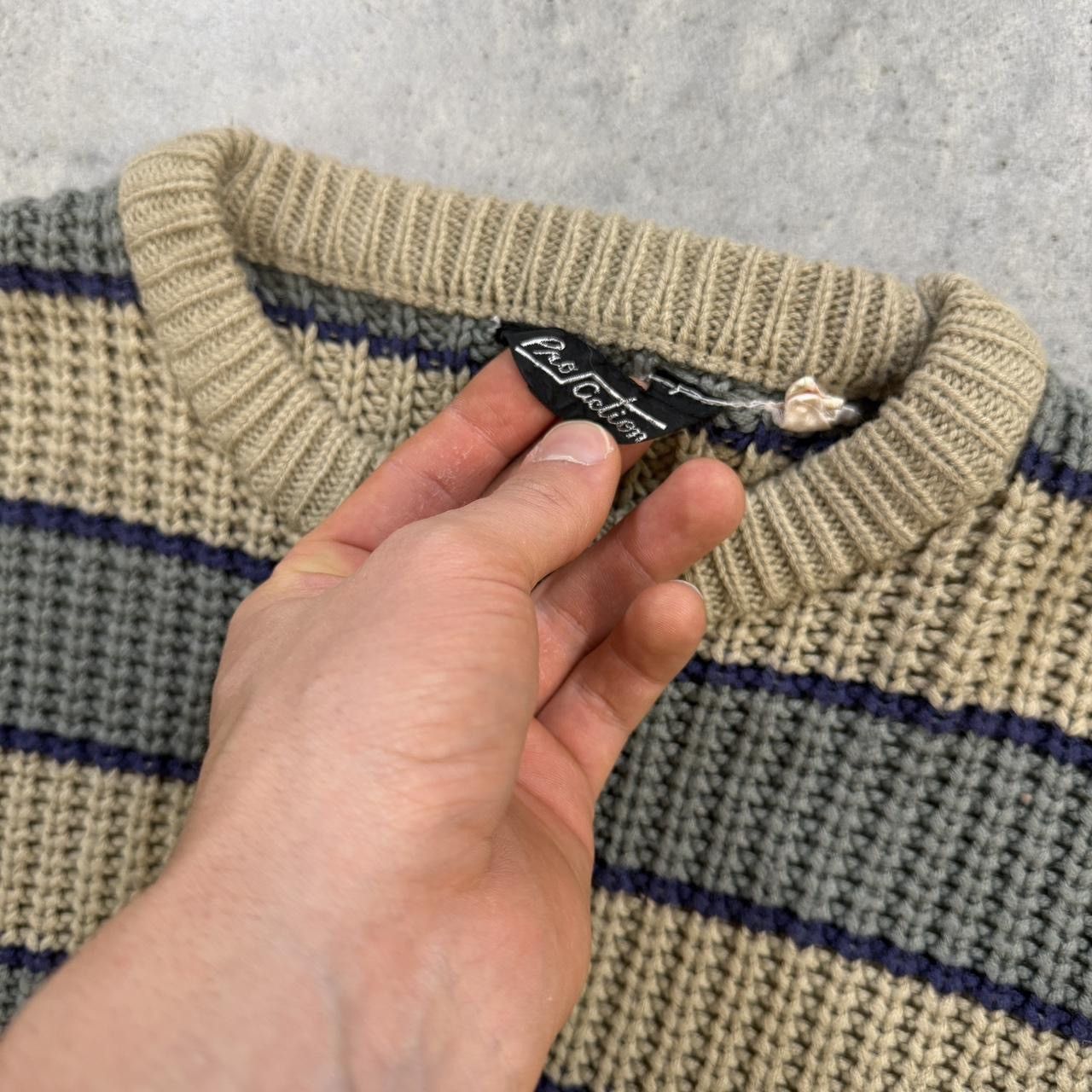 Other Super fire vintage 1990s striped knit sweater Size US M / EU 48-50 / 2 - 4 Thumbnail