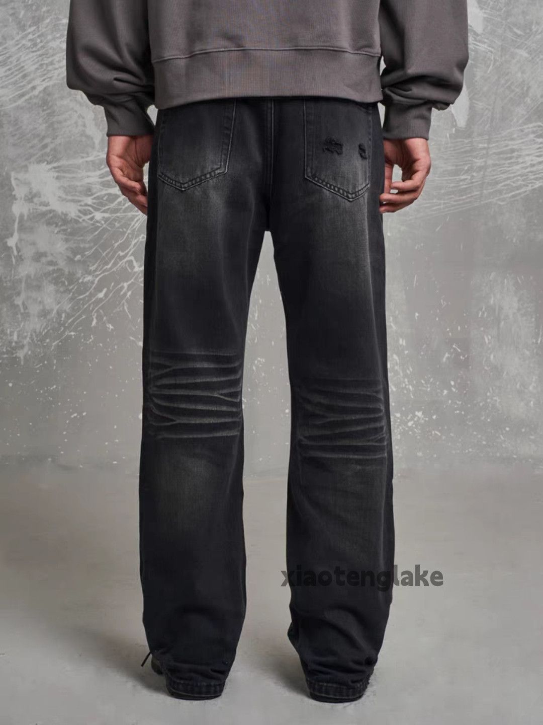 Jean × Vintage washed faded cleanfit yuppie ripped y2k jeans Size US 32 / EU 48 - 7 Thumbnail