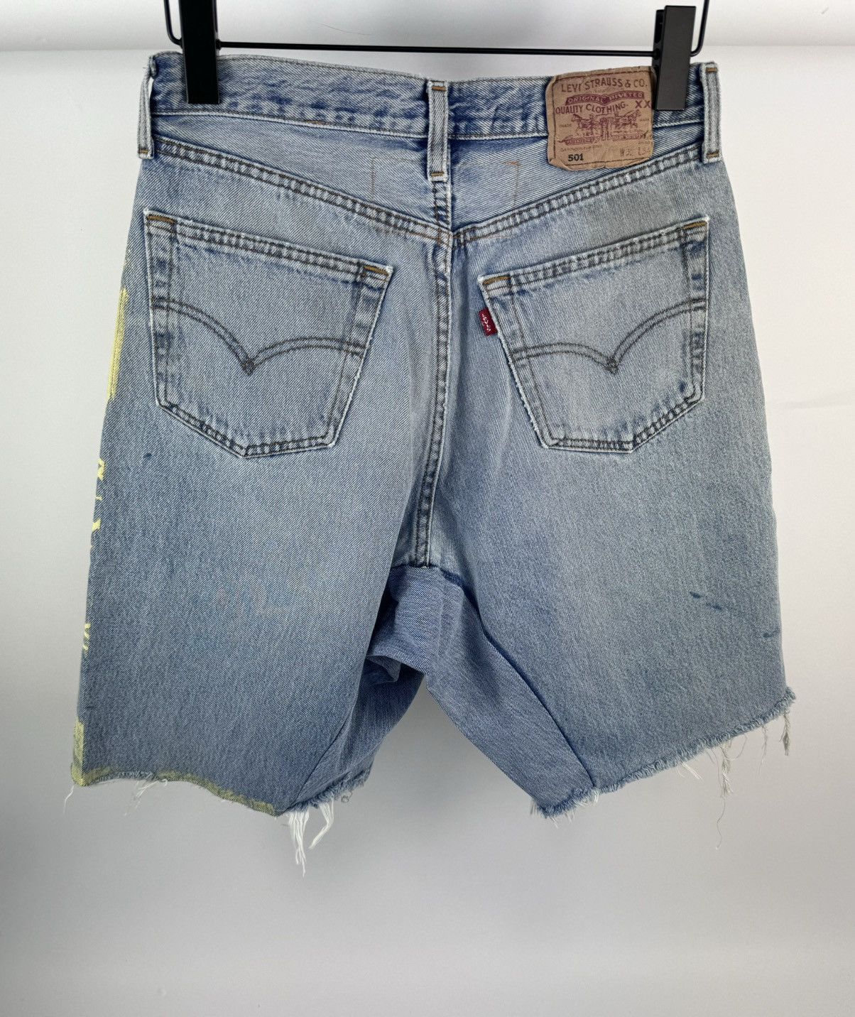 RRR-123 BAPTISM STRAIGHT LEG DENIM SHORTS Size US 32 / EU 48 - 2 Thumbnail