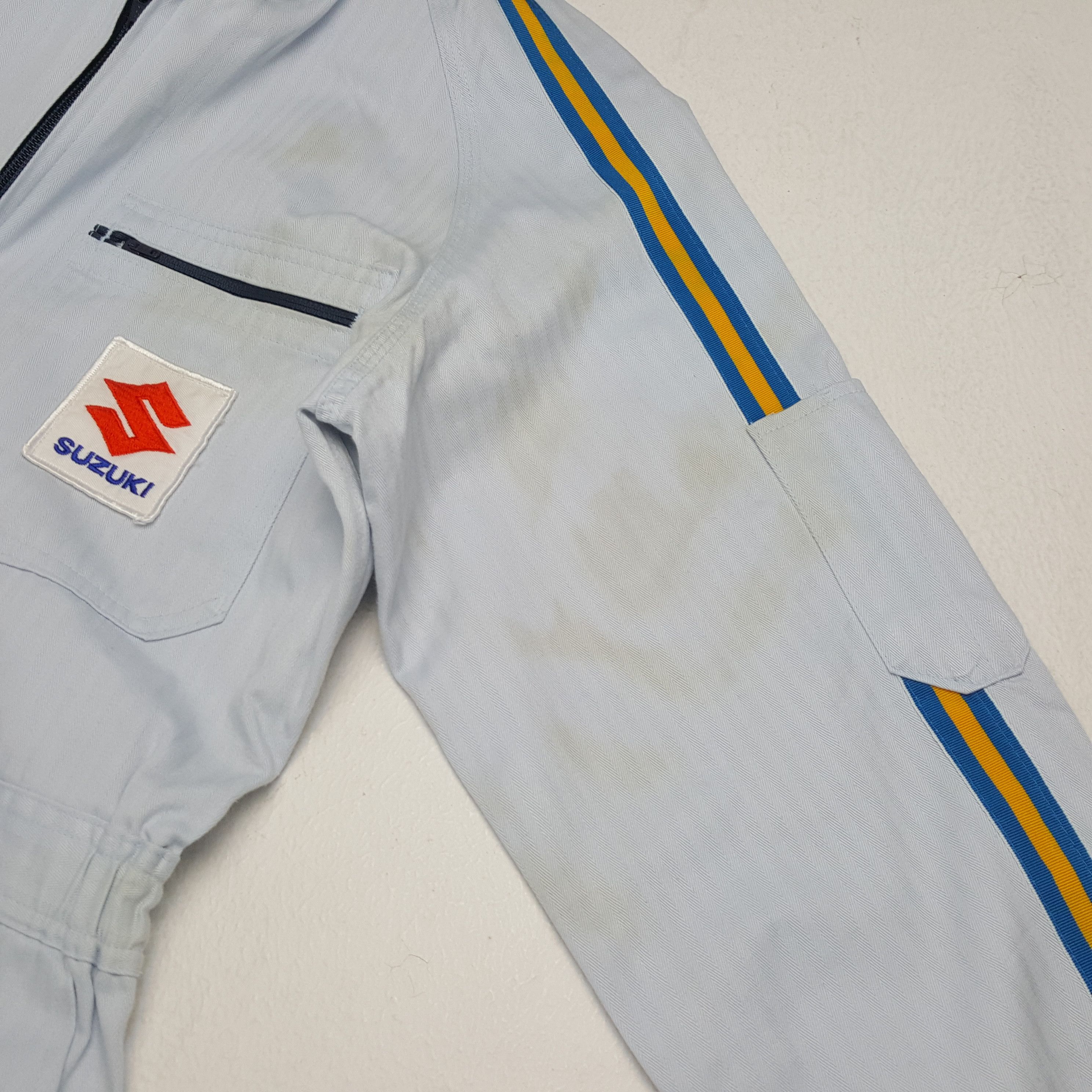Japanese Brand × Vintage SUZUKI Workwear Racing Crew Style Coverall Jacket Size US M / EU 48-50 / 2 - 11 Thumbnail