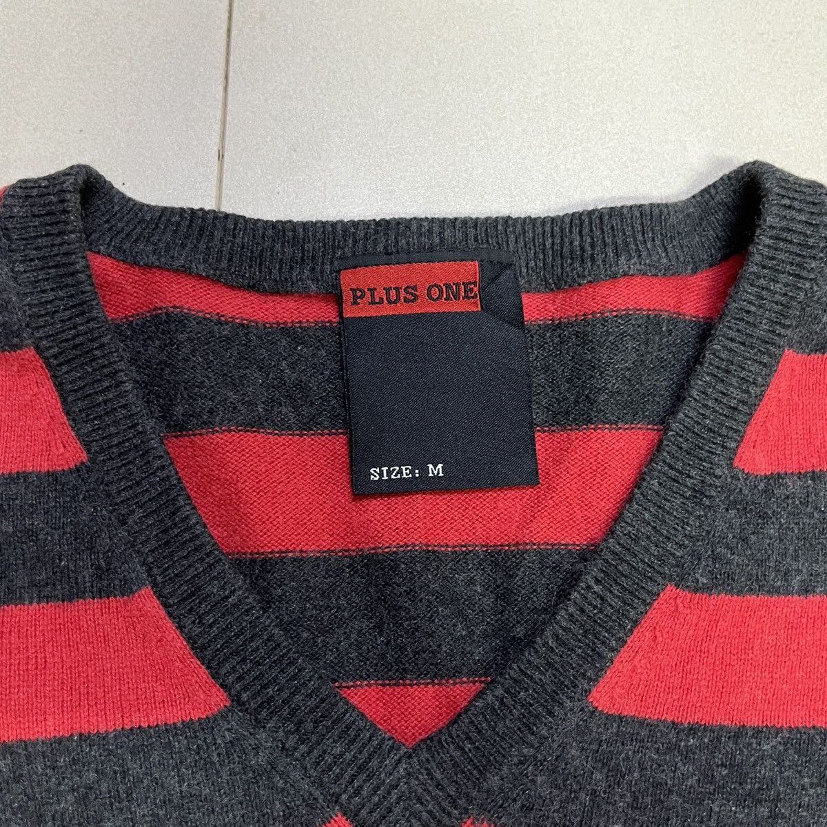 Plus One Clothing Plus One Knit Stripes Longsleeve T Shirt Size US S / EU 44-46 / 1 - 5 Thumbnail