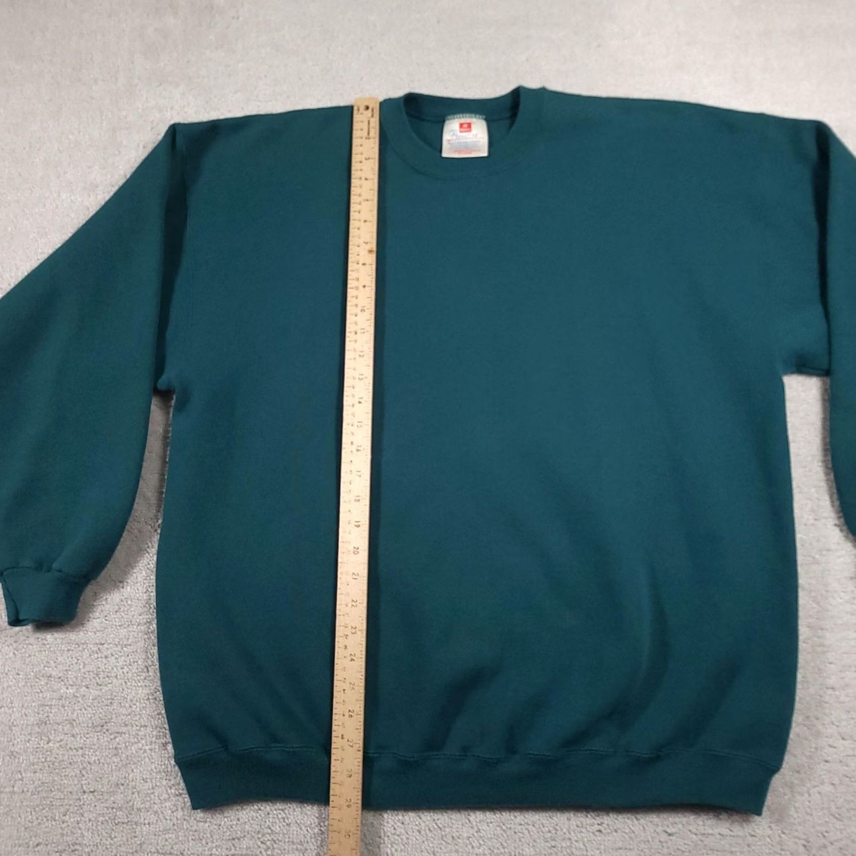 Hanes VINTAGE Hanes Premium Sweatshirt Mens 2XL Crewneck Heavyweight Pullover Classic Green Size US XXL / EU 58 / 5 - 5 Thumbnail