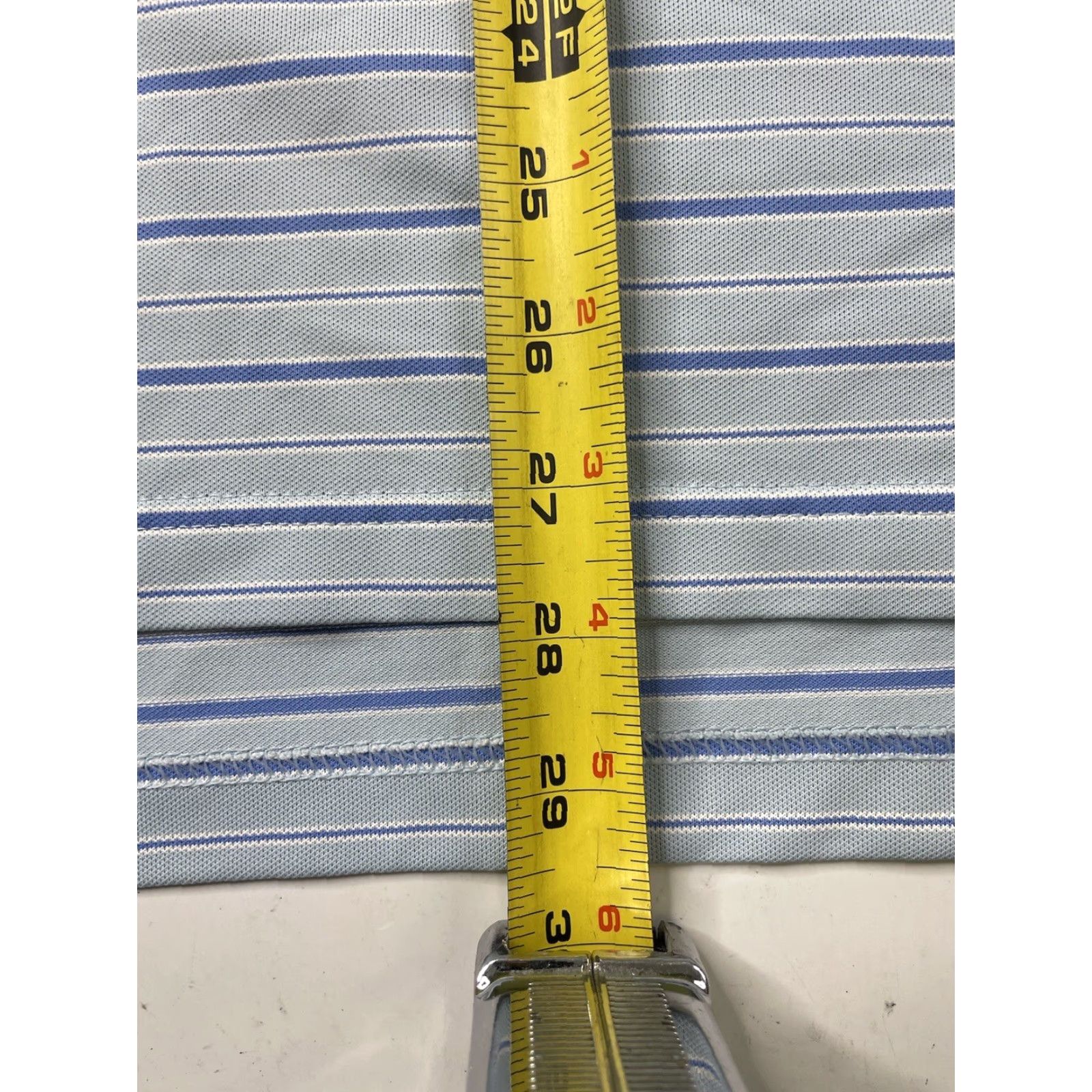 Peter Millar Peter Millar Summer Comfort Golf Polo Shirt Striped Men Large L Blue Polo Shirt Men Summer Comfort Golf Peter Millar Size US L / EU 52-54 / 3 - 4 Thumbnail