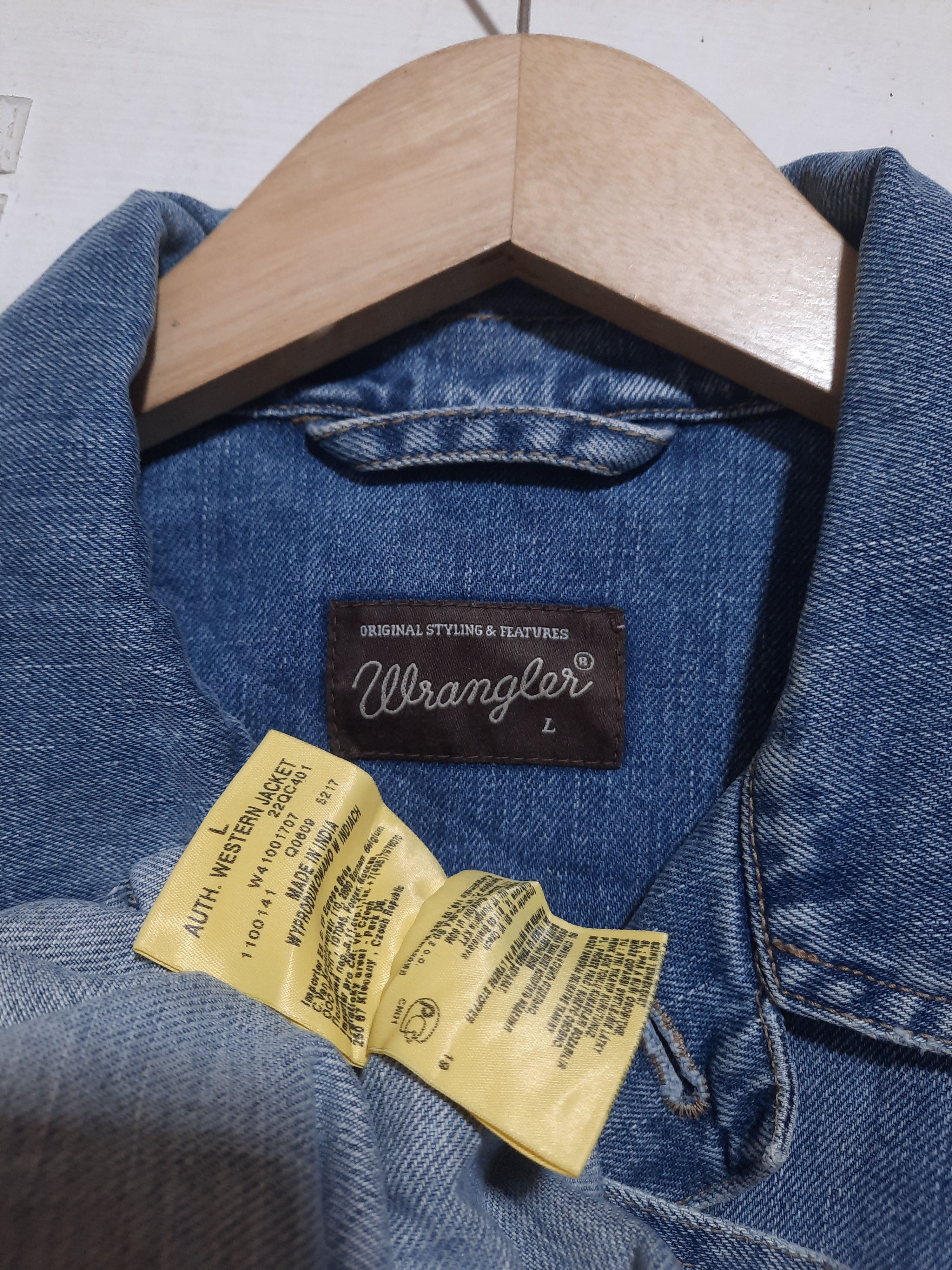 Wrangler Wrangler Western Type 3 Denim Jacket Size US L / EU 52-54 / 3 - 3 Thumbnail