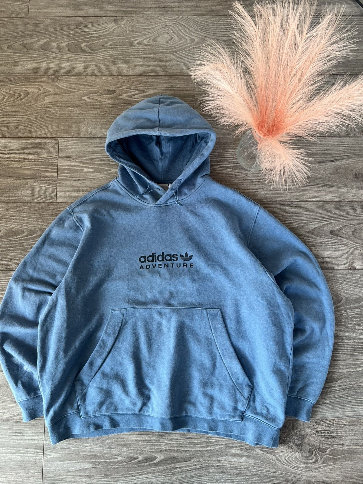 Adidas ‼️Adidas Adventure EQT Big Logo Regular Hood Hoodie ‼️ Size US XXL / EU 58 / 5 - 2 Thumbnail