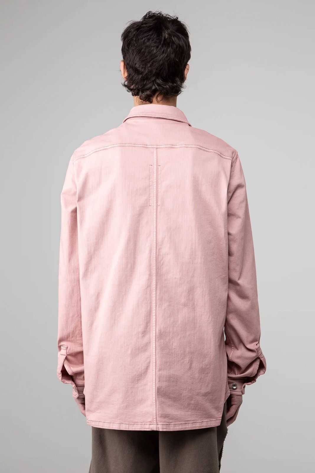 Rick Owens Pink Giacca Faded Denim Overshirt Jacket Size US L / EU 52-54 / 3 - 4 Thumbnail