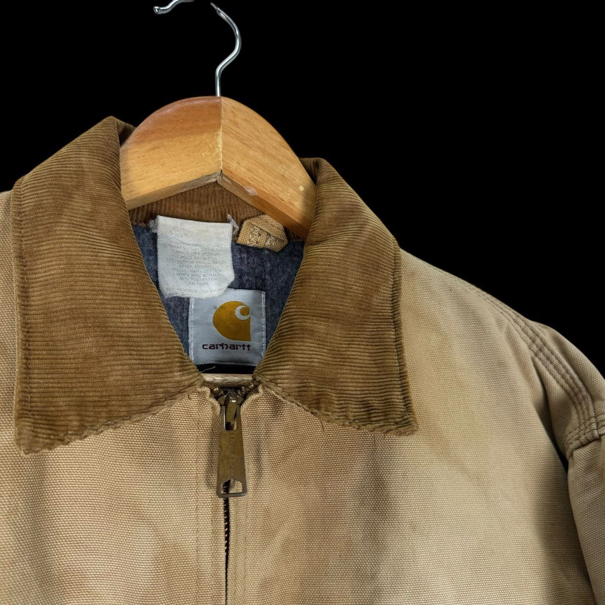 Carhartt × Carhartt Wip × Vintage ☀️80s CARHARTT DETROIT SUN FADED WORKWEAR BUTTON JACKET Size US S / EU 44-46 / 1 - 7 Thumbnail