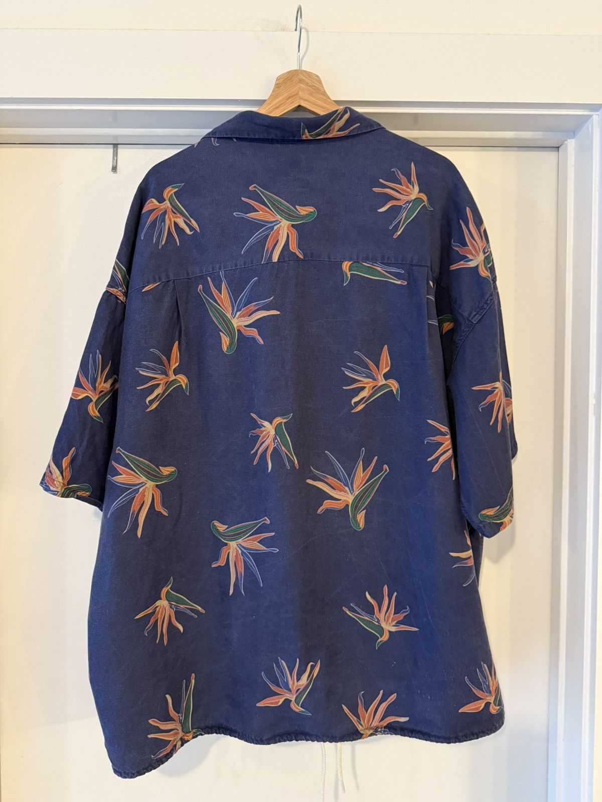 Nanamica Nanamica Cupra Hemp Aloha Shirt XL Size US XL / EU 56 / 4 - 11 Thumbnail