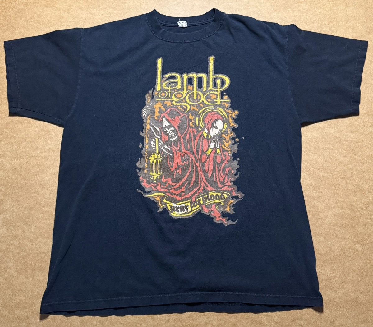Other Vintage Lamb of God Pray for Blood Tour Tee XL Size US XL / EU 56 / 4 - 1 Thumbnail