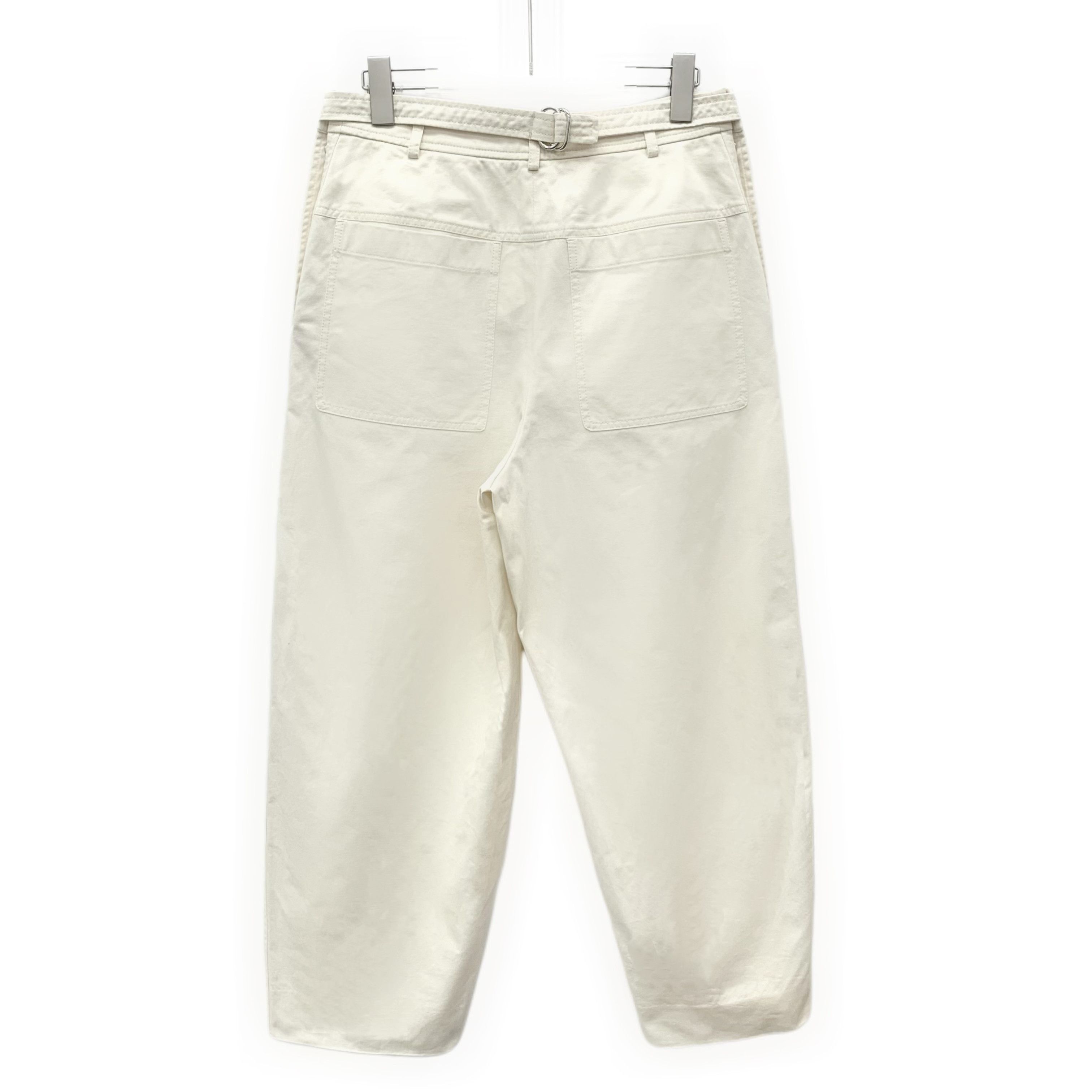 Hermes Hermes Cotton Casual Pants White (38) Size 26" / US 2 / IT 38 - 2 Thumbnail