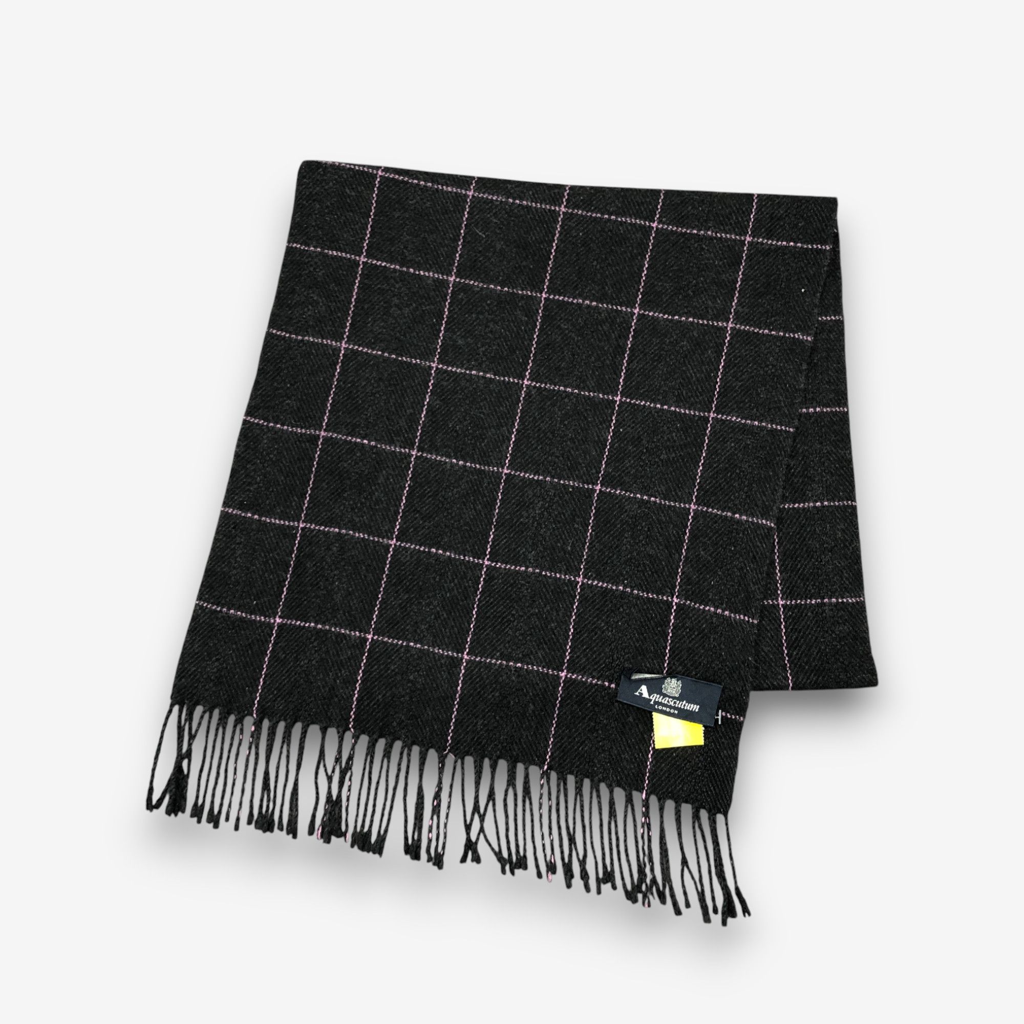 Aquascutum Vintage Aquascutum Scarf Muffler Wool Plaid Winter Scarves Size ONE SIZE - 3 Thumbnail