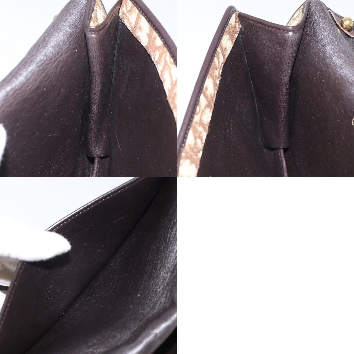 Dior DIOR Trotter Canvas Shoulder Bag Brown Size ONE SIZE - 12 Thumbnail