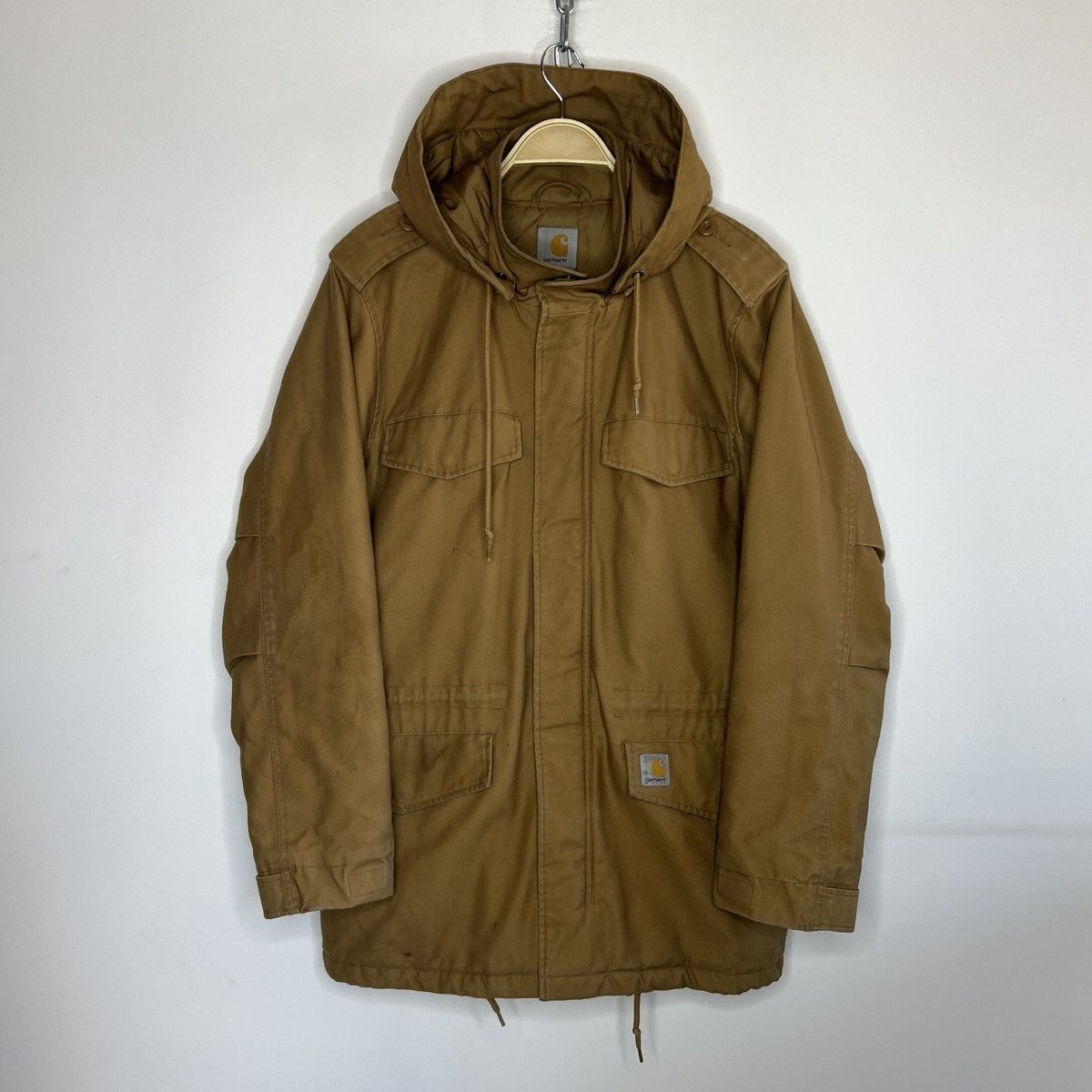 Carhartt × Vintage Vintage Carhartt Hickman Coat Jacket Parka Detroit Cordura Size US M / EU 48-50 / 2 - 1 Thumbnail
