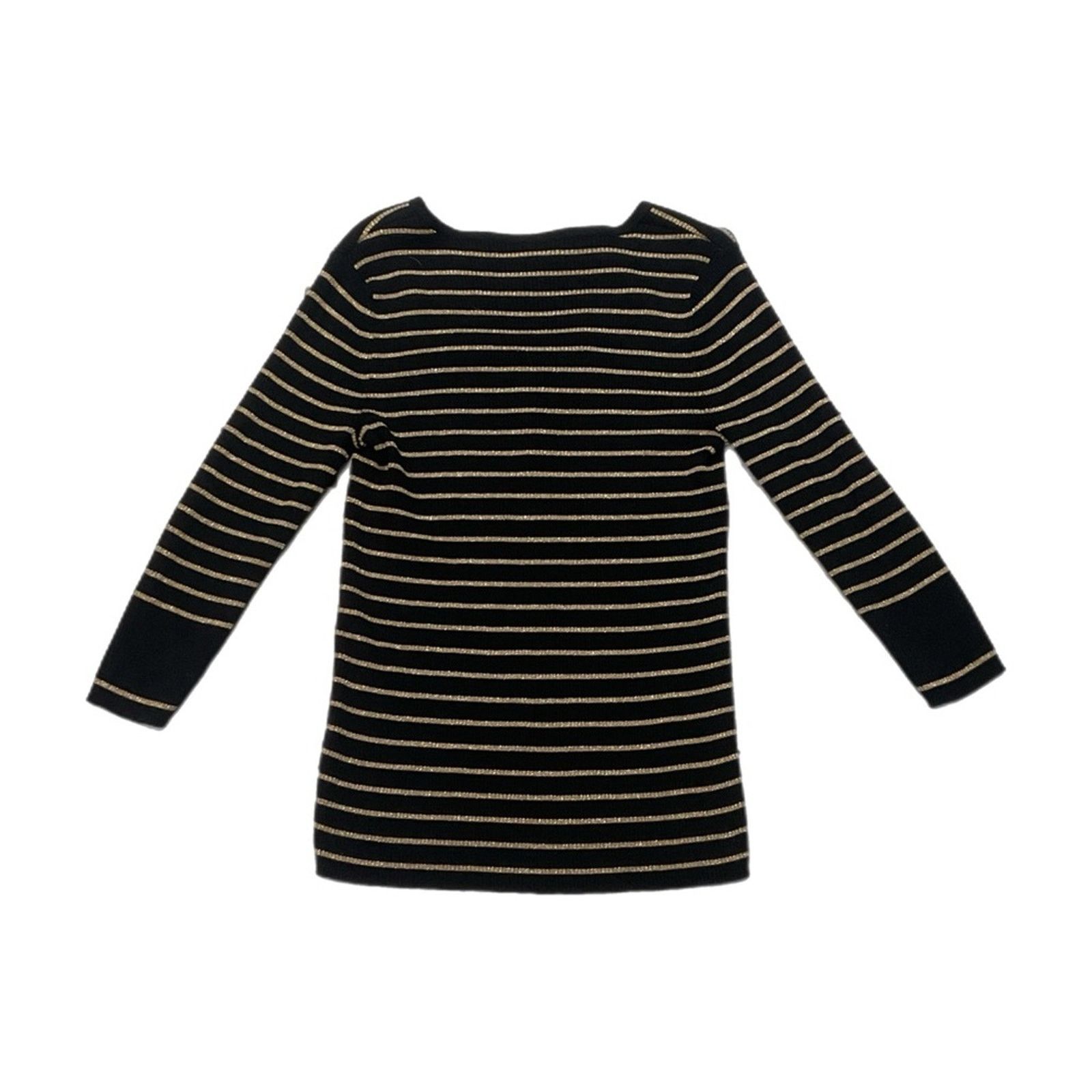 Ralph Lauren Ralph Lauren Women’s Gold & Black Sweater Size S / US 4 / IT 40 - 2 Thumbnail