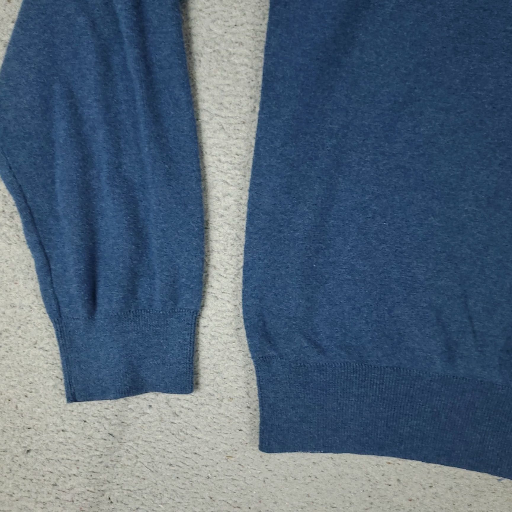 Polo Ralph Lauren Ralph Lauren Sweater Mens Medium Blue Pony V Neck Pullover Sweatshirt Size US M / EU 48-50 / 2 - 4 Thumbnail