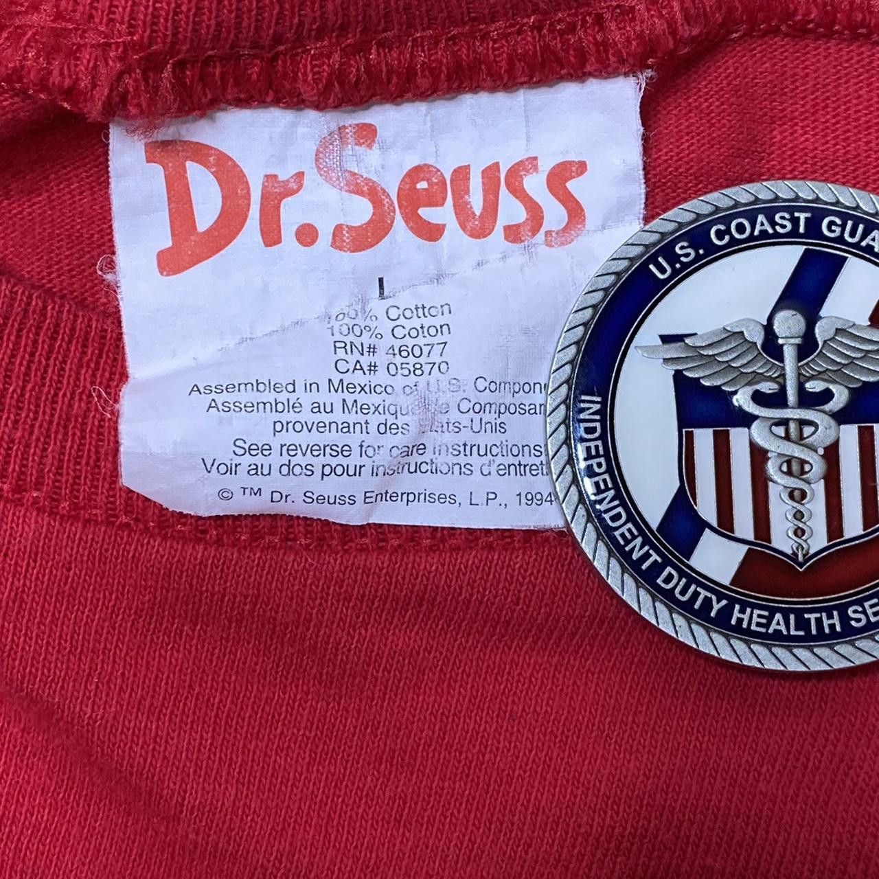 Other Vintage Dr. Seuss Red Book Promo Tee Size Large Size US L / EU 52-54 / 3 - 3 Thumbnail