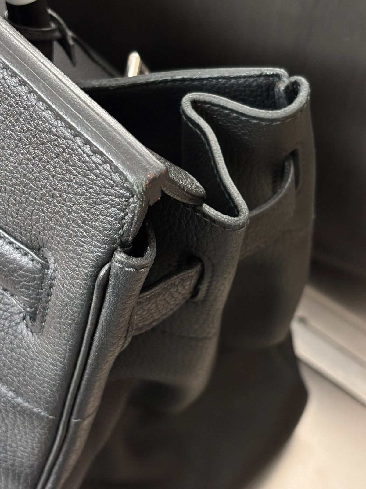 Hermes Hermes RARE HAC 40 Black Palladium Hardware Travel Bag Size ONE SIZE - 6 Thumbnail