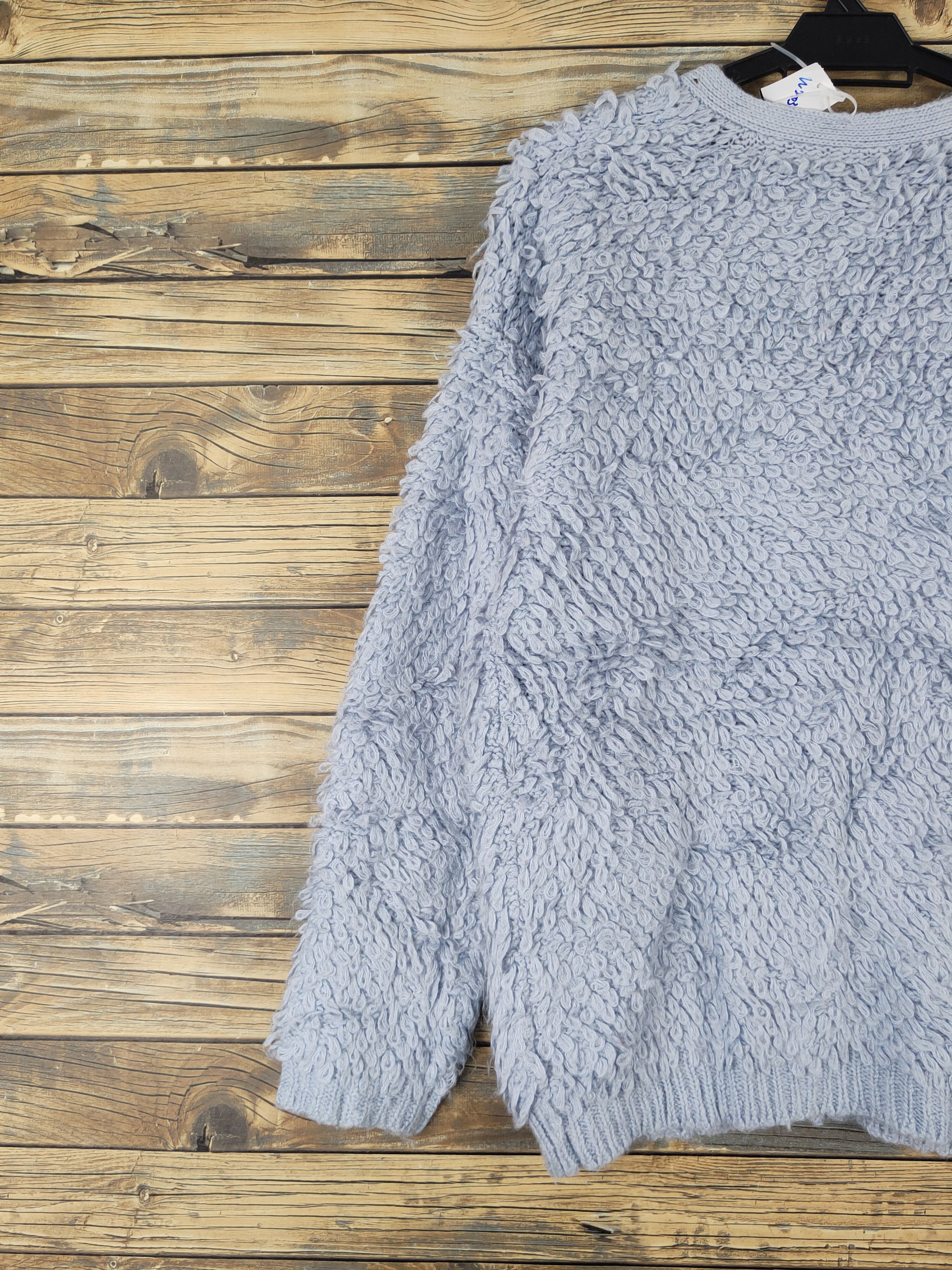 Japanese Brand Vis Blue Shag Shaggy Fur Mohair Knitwear Cardigan #W2034 Size US L / EU 52-54 / 3 - 8 Thumbnail