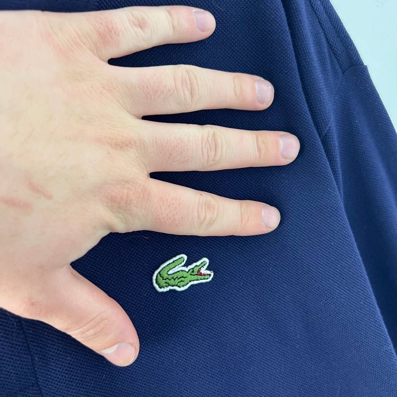 Lacoste Lacoste Polo Vintage Mini Crocodile Logo Size US XXL / EU 58 / 5 - 3 Thumbnail