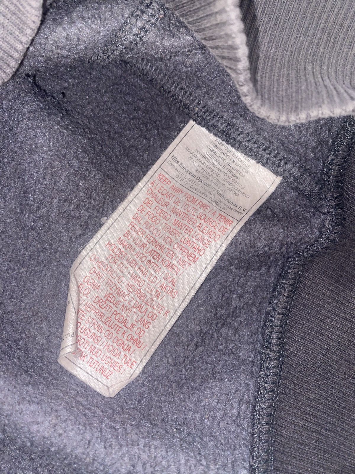Nike Nike 1990s vintage Nike big swoosh sweatshirt Size US L / EU 52-54 / 3 - 5 Thumbnail