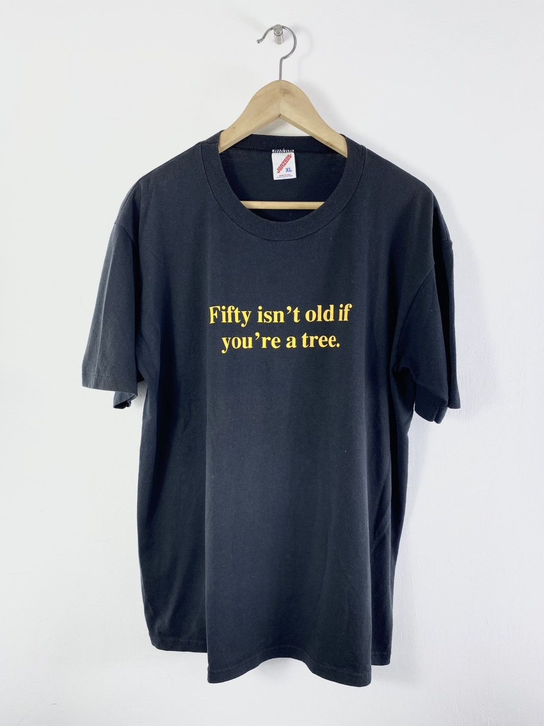 Japanese Brand × Vintage Vintage 80s - 90s Slogan Tee Size US L / EU 52-54 / 3 - 1 Thumbnail