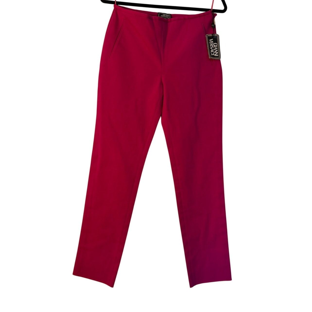 Versace Vintage Gianni Versace NWT Hot Pink Straight Legs Trousers Size 29" - 1 Thumbnail