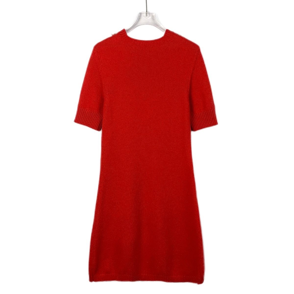 Chanel Chanel Red Pearl Button Cashmere Knit Dress K26WX Size XXS / US 00 / IT 34 - 2 Thumbnail