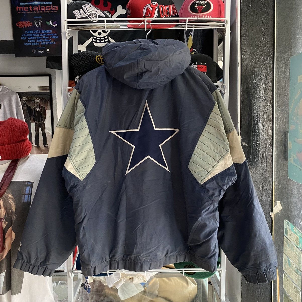 NFL × Starter × Vintage Vintage Dallas Cowboys Oversized Jacket Bombers Hoodies Size US M / EU 48-50 / 2 - 2 Thumbnail