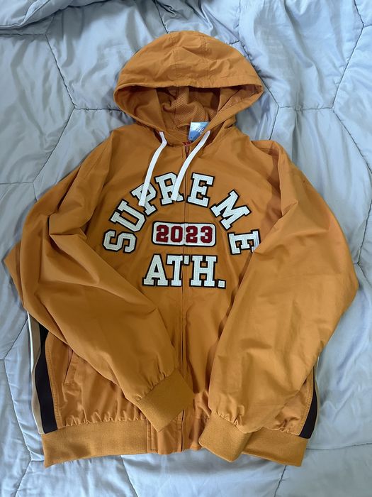 Supreme supreme applique hooded track jacket | Grailed