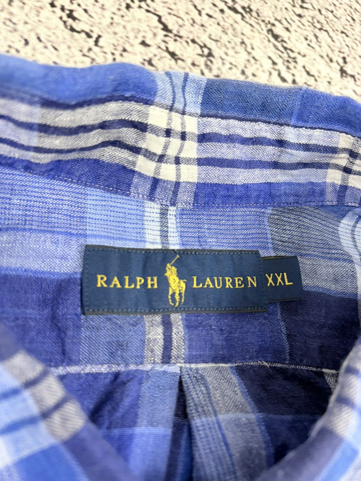 Ralph Lauren Polo Ralph Lauren 100% Linen Plaid Summer Shirt XXL Size US XXL / EU 58 / 5 - 5 Thumbnail
