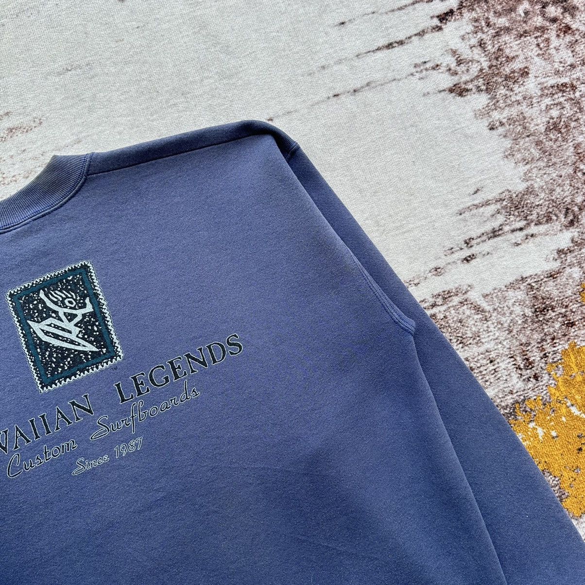 Fruit Of The Loom VINTAGE HAWAIIAN LEGENDS SURFBOARD BIG LOGO 90s Size US L / EU 52-54 / 3 - 4 Thumbnail