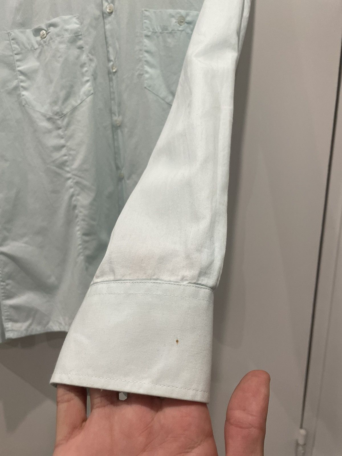 Raf Simons 1990s Anatomical Pleated Military Cotton Shirt Size US L / EU 52-54 / 3 - 9 Thumbnail