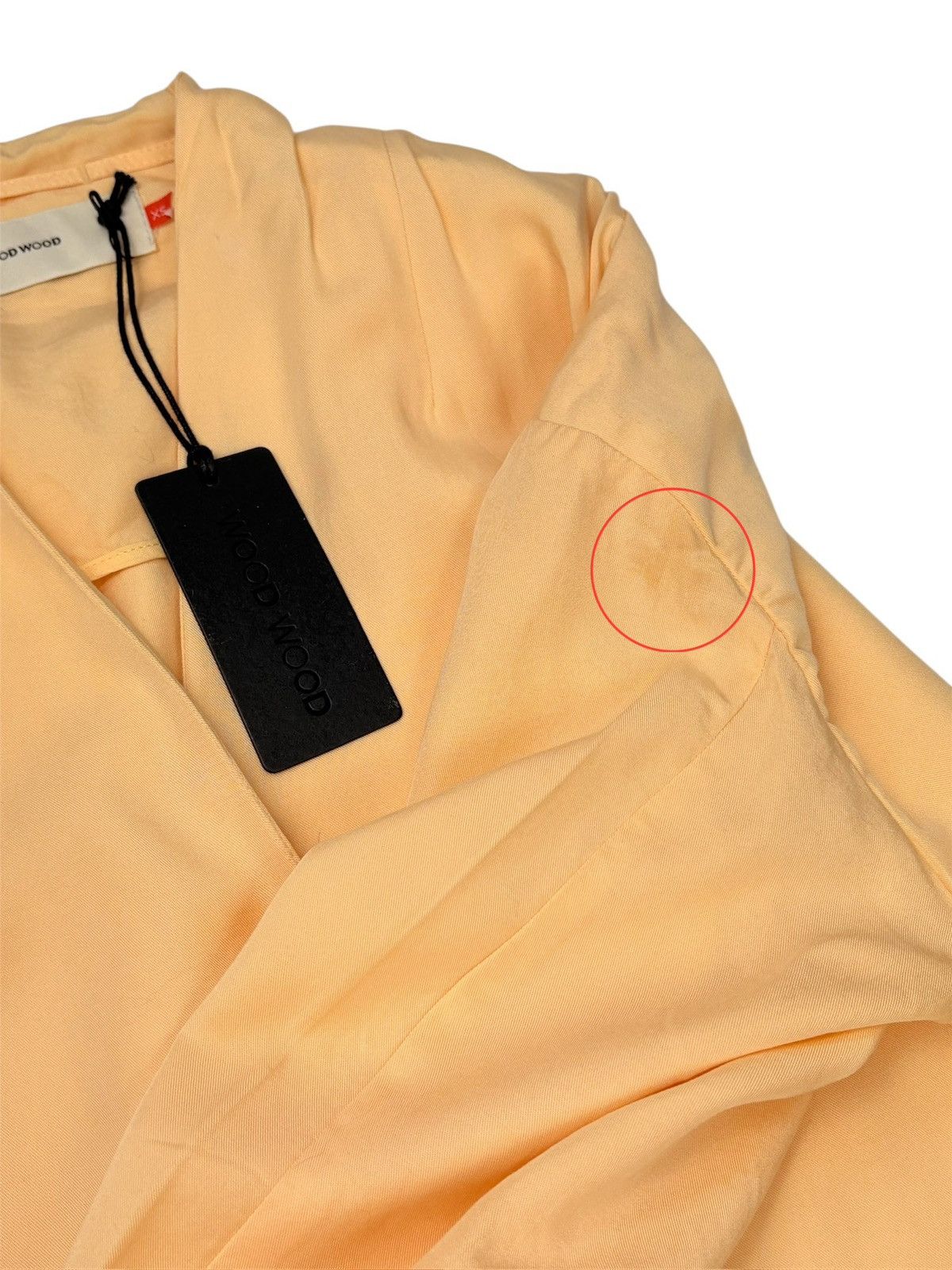 Designer × Wood Wood WOOD WOOD SILK TWILL INDIAN HILL JACKET YELLOW BELTED XS Size XS / US 0-2 / IT 36-38 - 5 Thumbnail