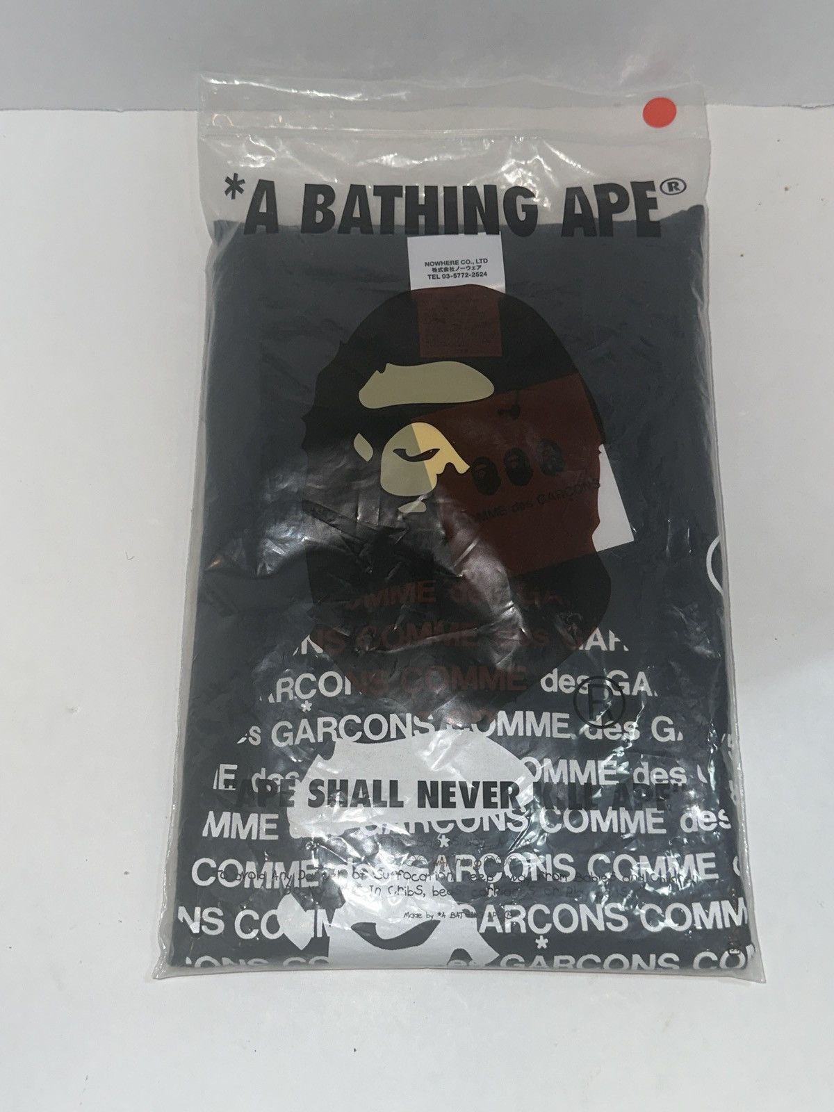 Bape × Comme des Garcons BAPE X CDG Osaka Ape Head #2 Tee DS Size L Size US L / EU 52-54 / 3 - 6 Thumbnail
