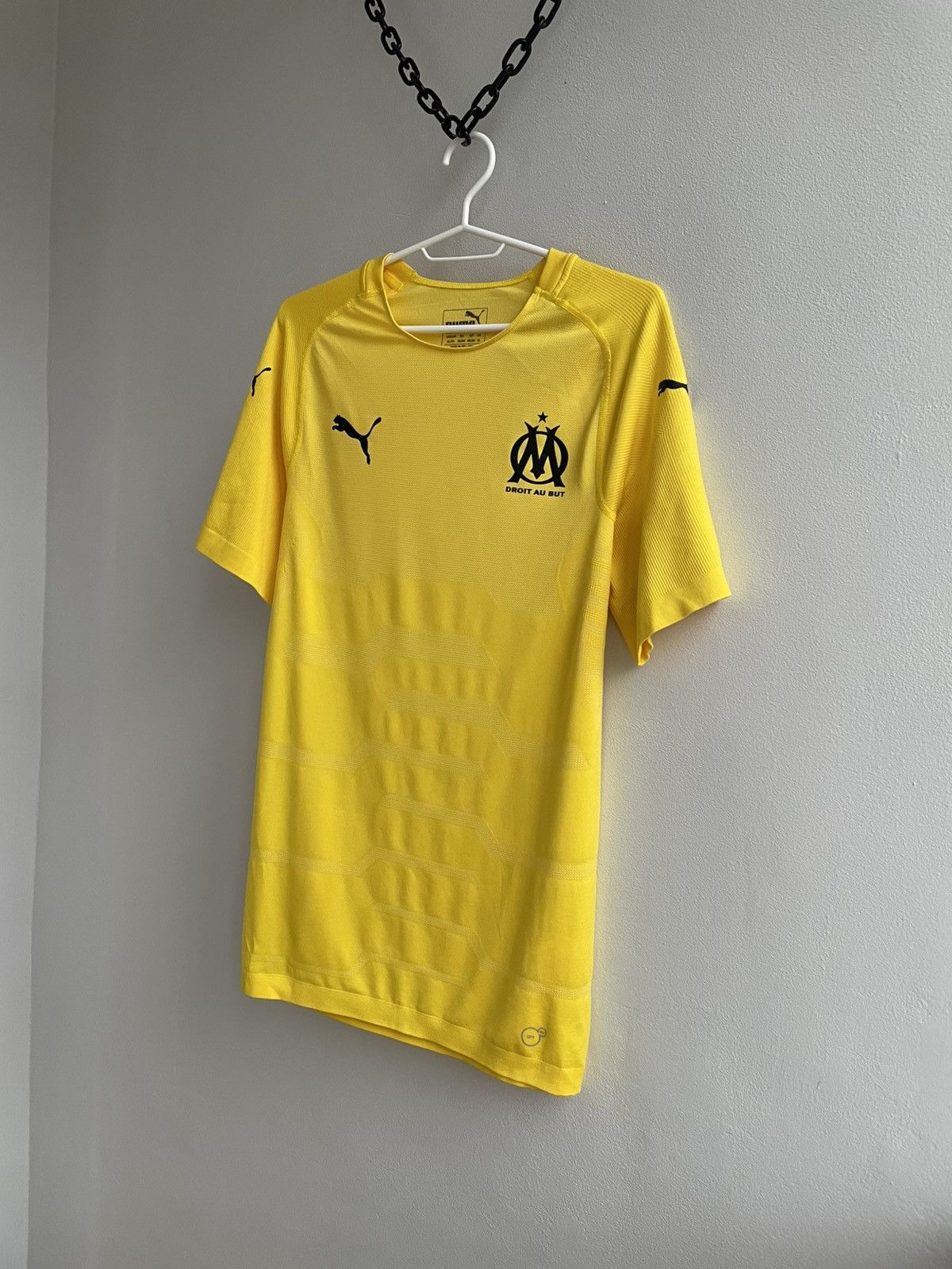 Vintage Olympique Marseille EvoKnit Player Issue Soccer Jersey Shirt Size US XL / EU 56 / 4 - 2 Thumbnail