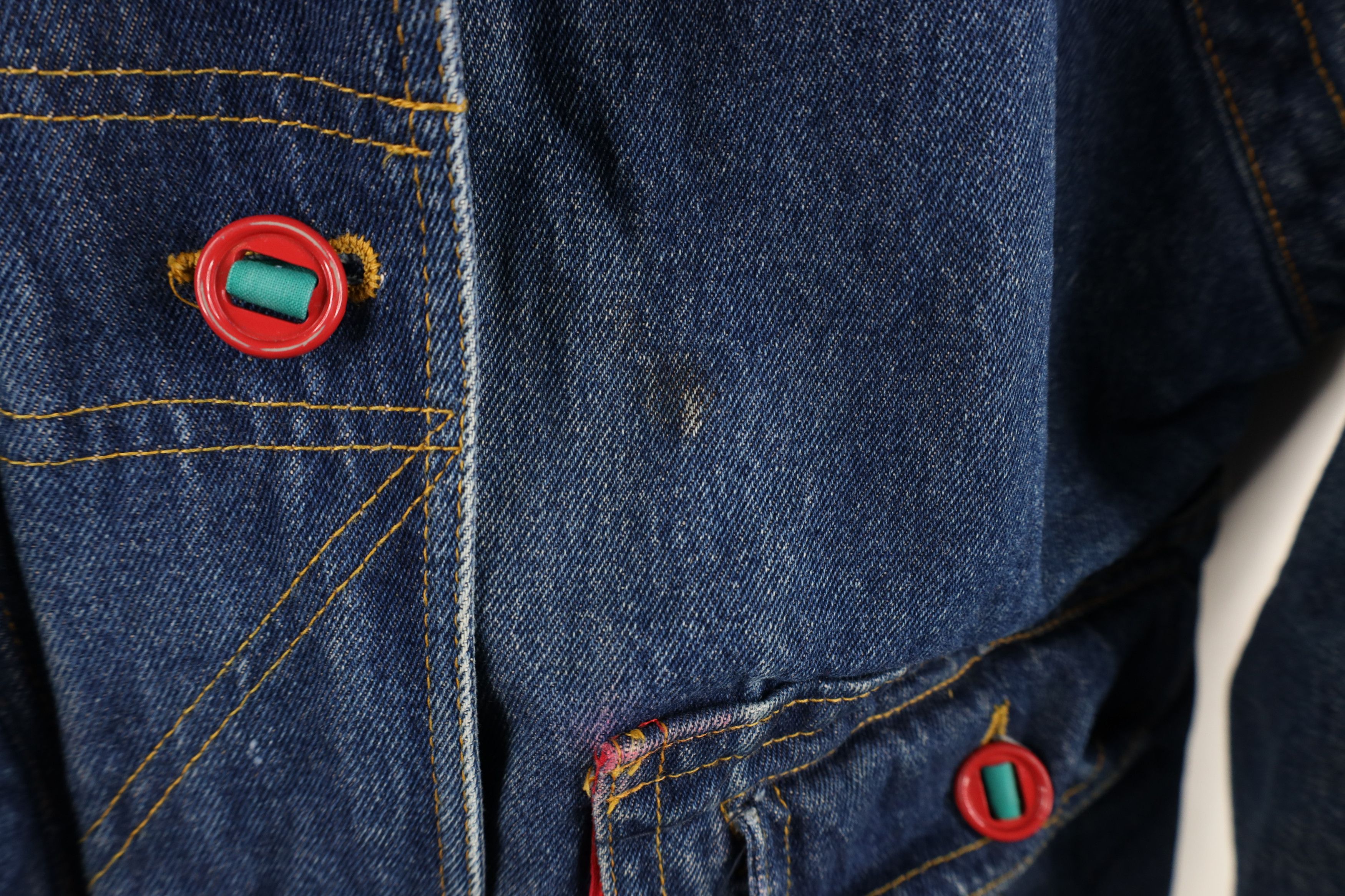 Vintage Vintage 80s 90s Streetwear Flannel Lined Denim Jean Jacket Size L / US 10 / IT 46 - 4 Thumbnail