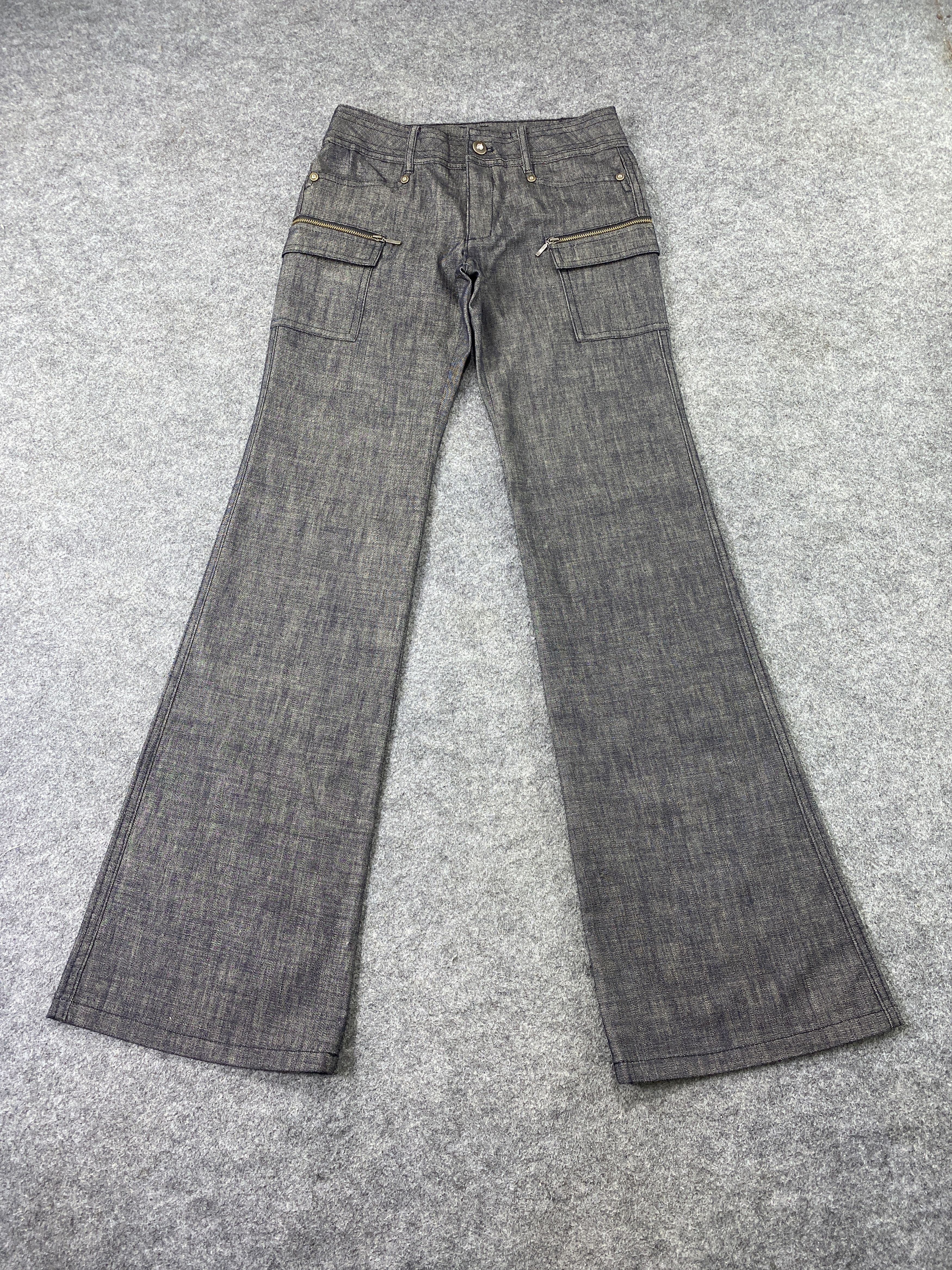 Japanese Brand Japanese Brand Multi Pocket Flare Pants - J1121 Size 26" / US 2 / IT 38 - 2 Thumbnail