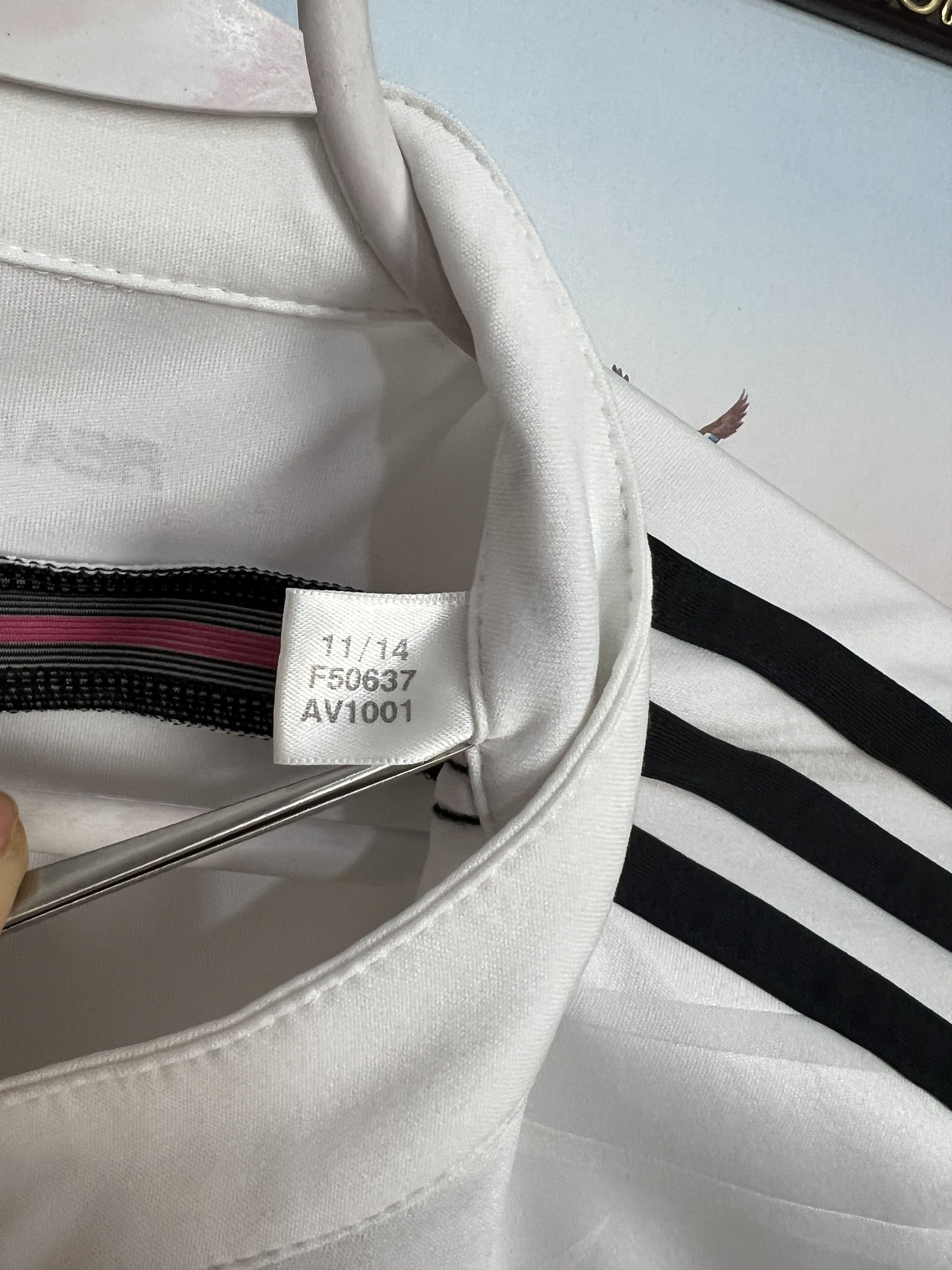 Adidas Real Madrid Home football shirt 2014 Soccer Jersey Trikot Size US L / EU 52-54 / 3 - 7 Thumbnail