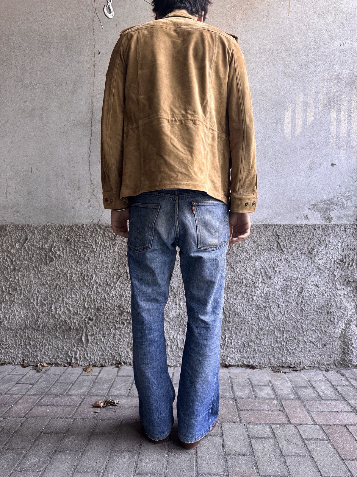 Saint Laurent Paris Saint Laurent “F2” Lamb Suede Military Jacket Size US S / EU 44-46 / 1 - 9 Thumbnail