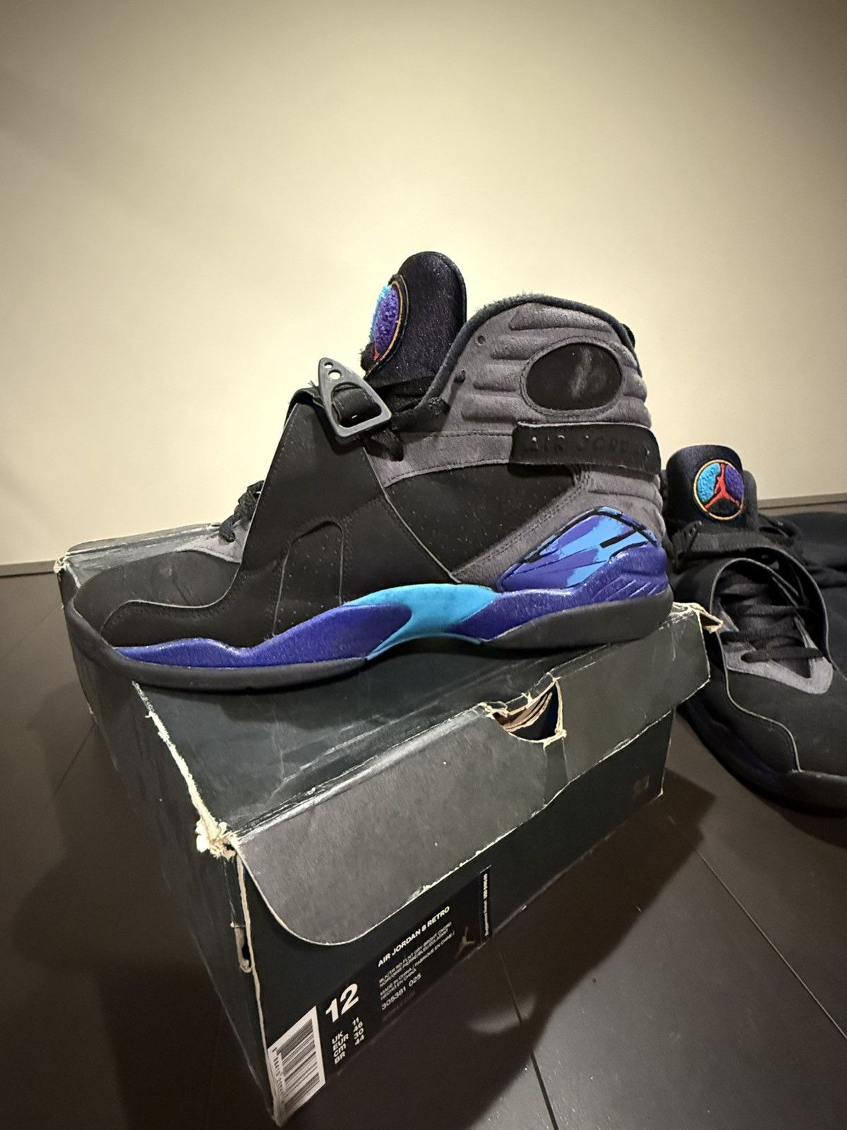 Jordan Brand Jordan 8 aqua 2015 Size US 12 / EU 45 - 5 Thumbnail