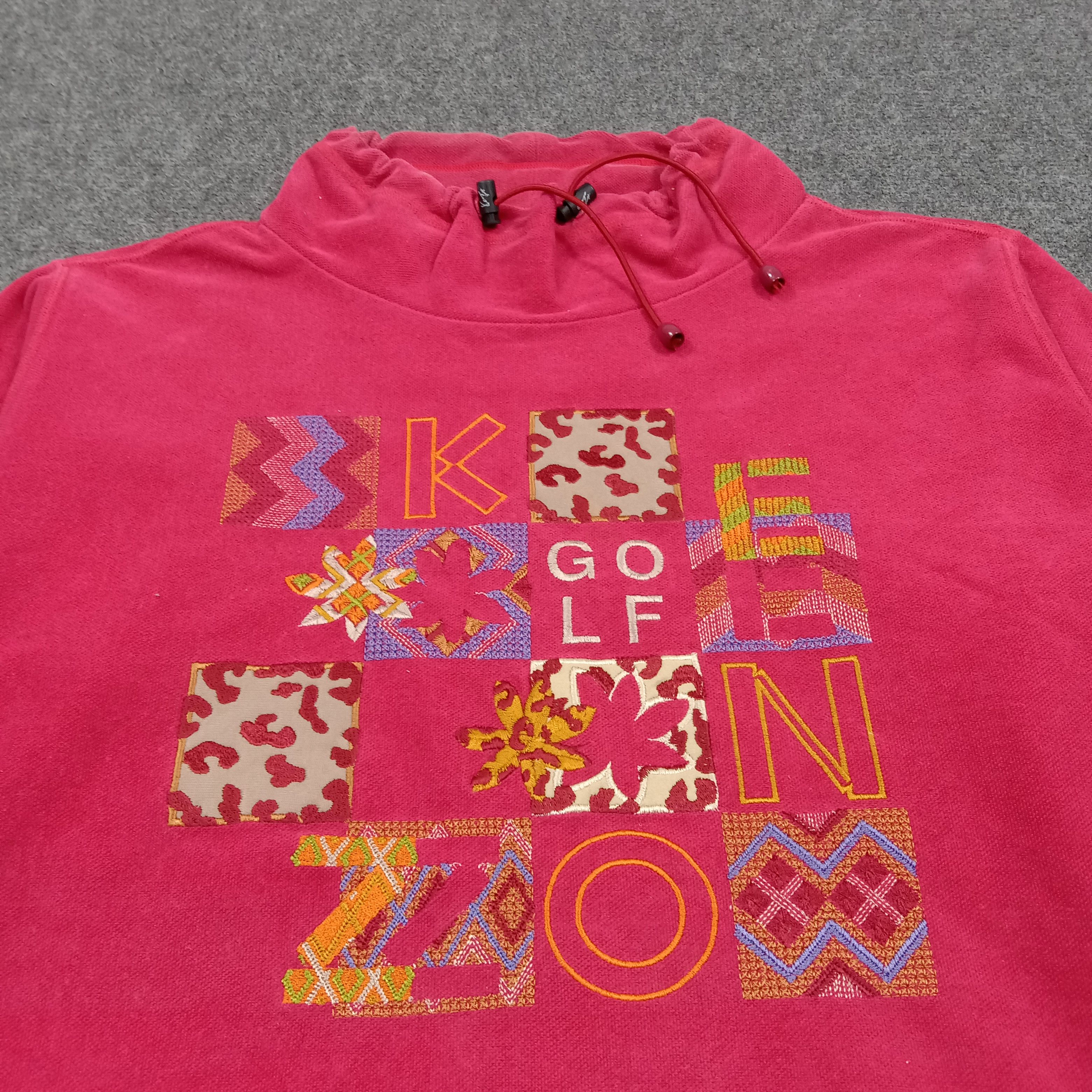 Kenzo Kenzo Golf Japanese Brand Sweatshirt C281N15 Size US M / EU 48-50 / 2 - 2 Thumbnail